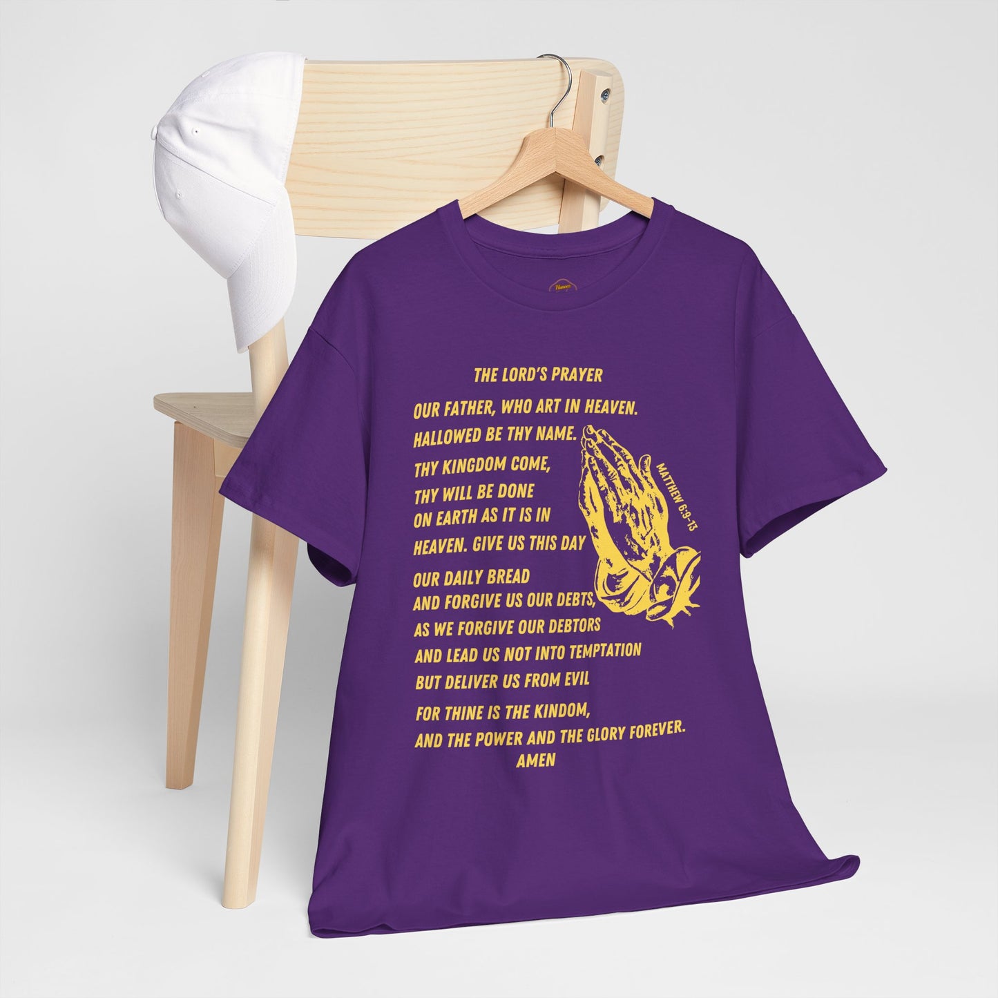 The Lord's Prayer T-Shirt - Gold