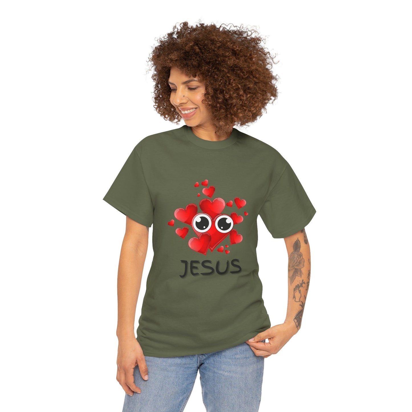 Eye Love Jesus Tee - Black