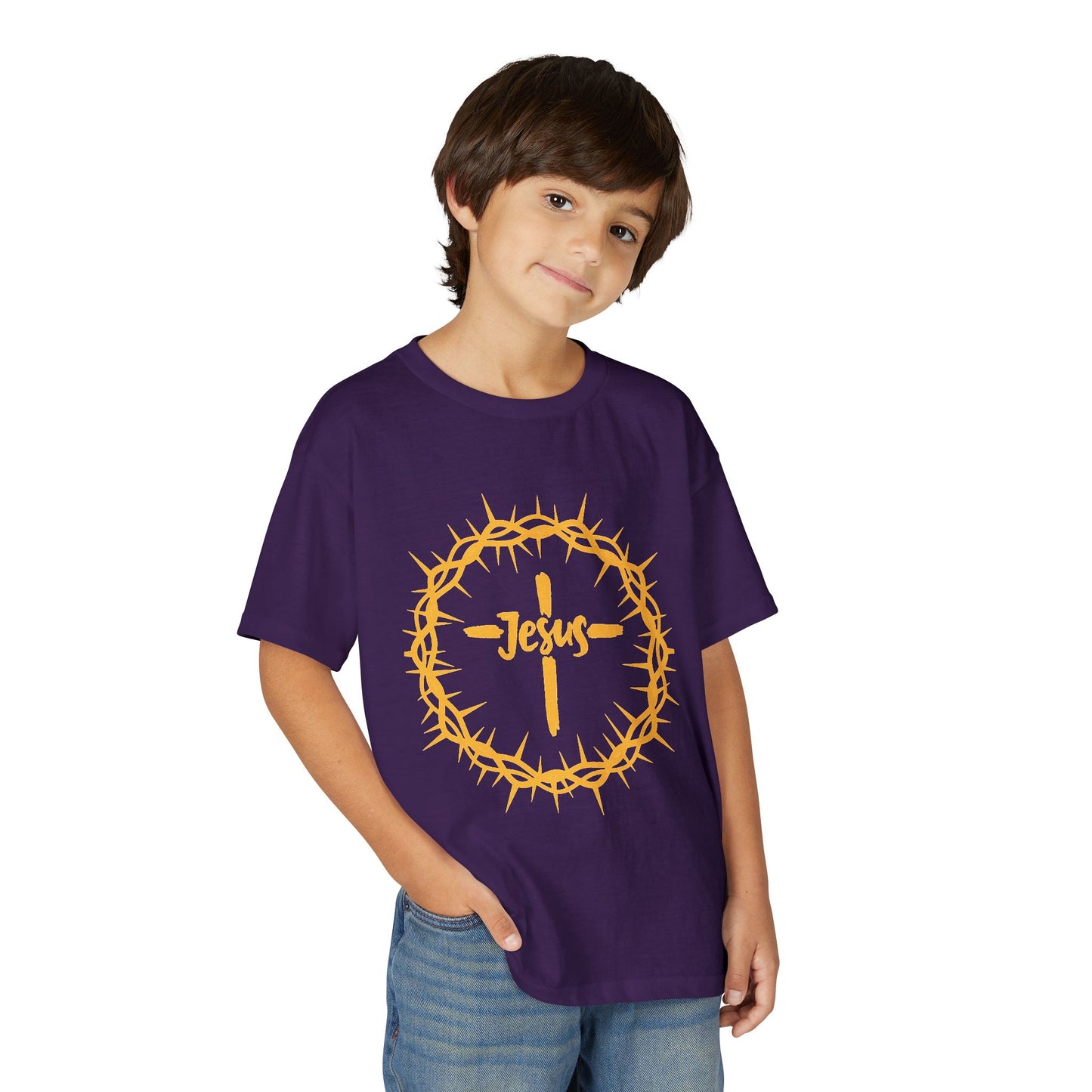 Jesus Crown of Thorns Youth T-shirt