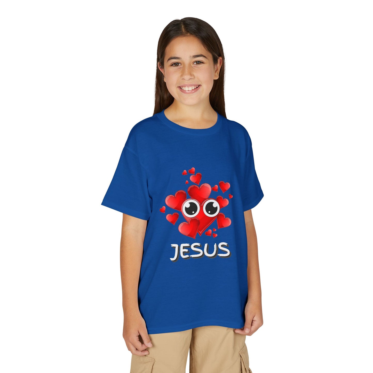 Eye Love Jesus Youth T-shirt - White
