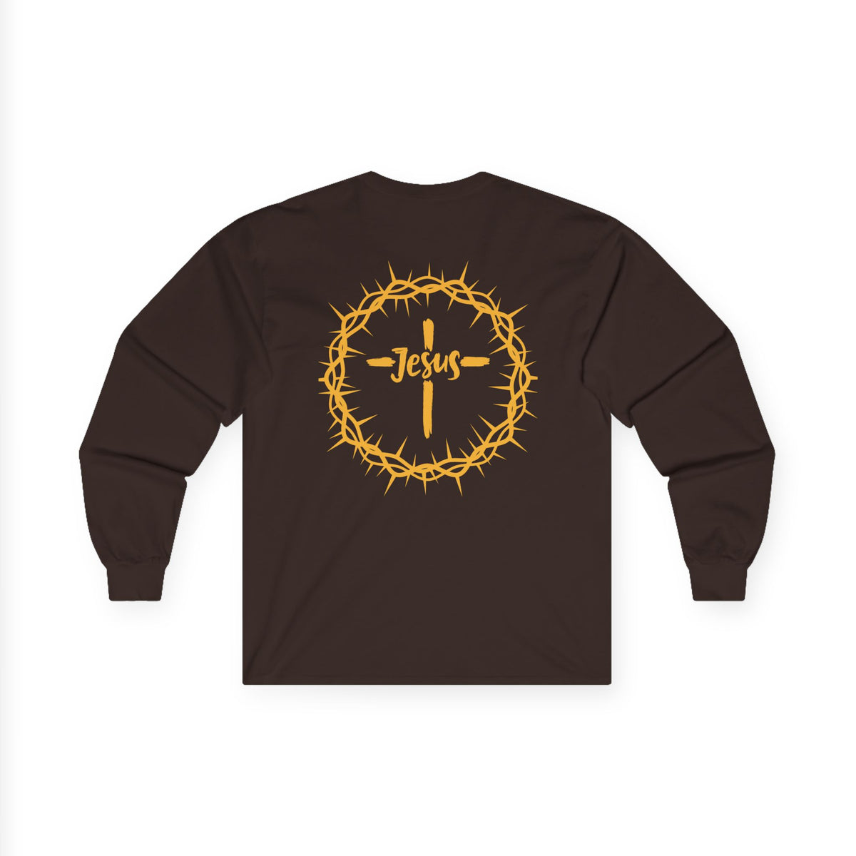 Jesus Crown of Thorns Long Sleeve Tee
