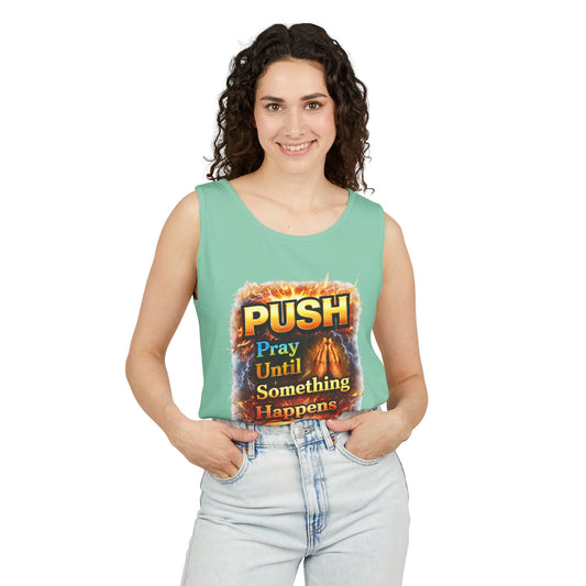 Push: Pray Until Something Happens Tank - Bible