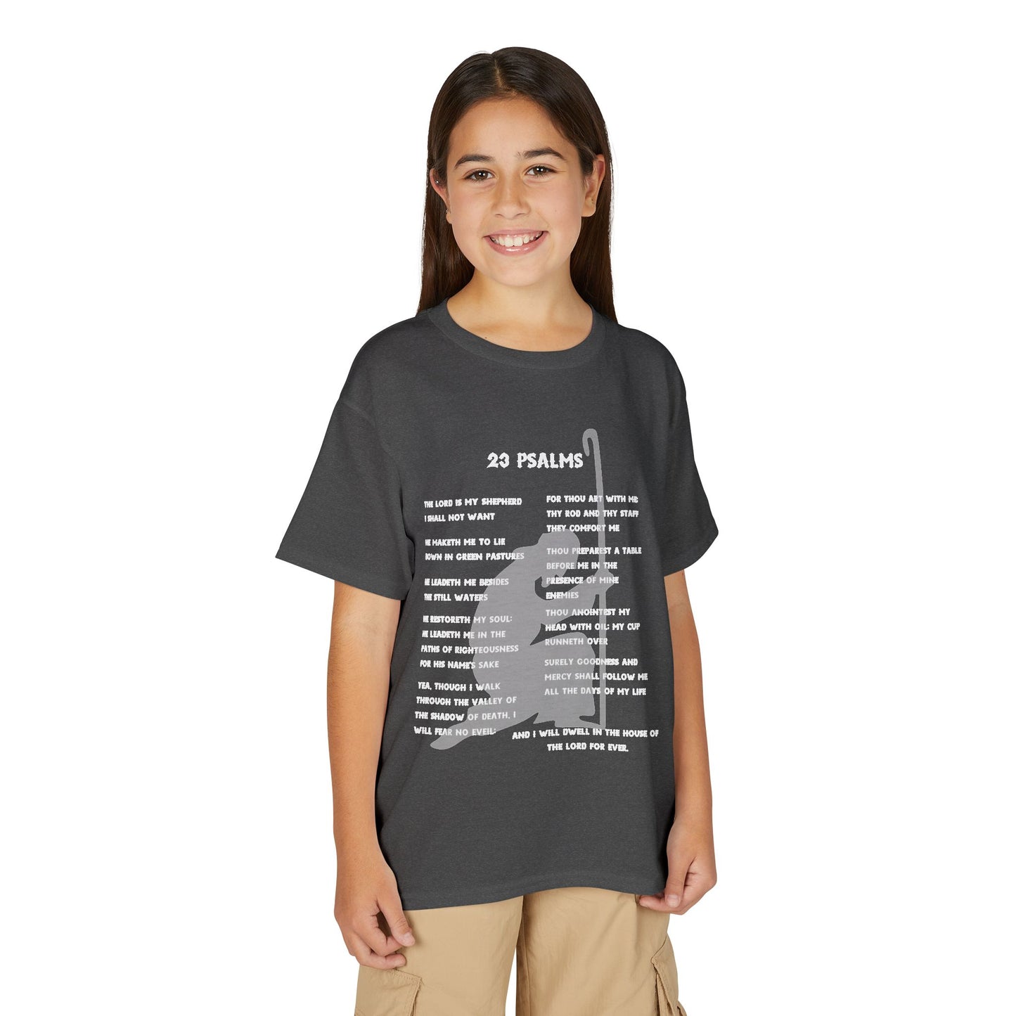 23 Psalms Youth T-shirt - White
