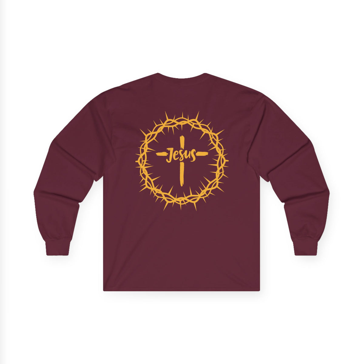 Jesus Crown of Thorns Long Sleeve Tee