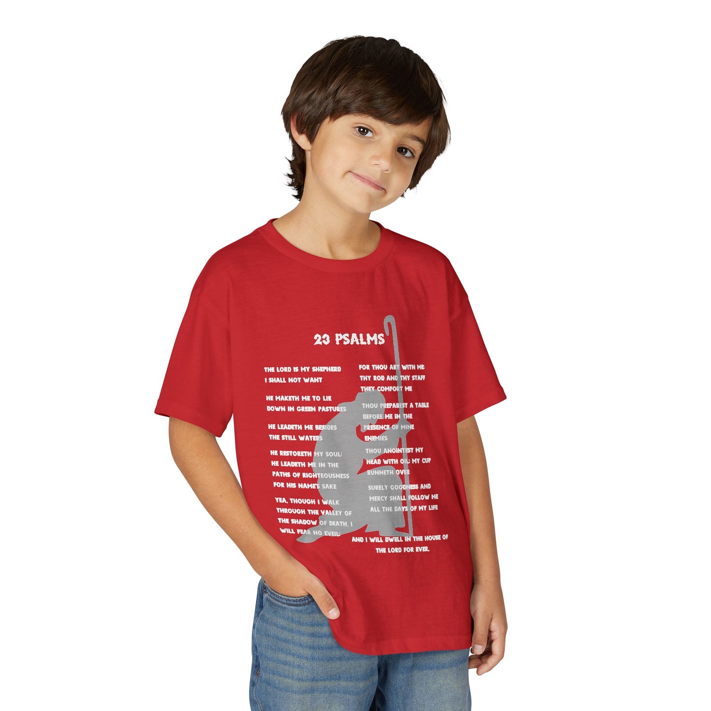 23 Psalms Youth T-shirt - White