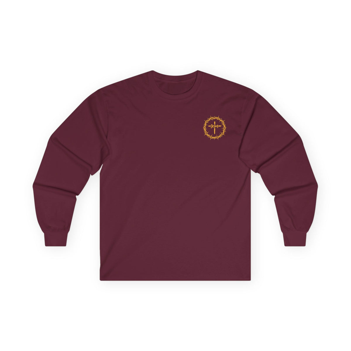 Jesus Crown of Thorns Long Sleeve Tee