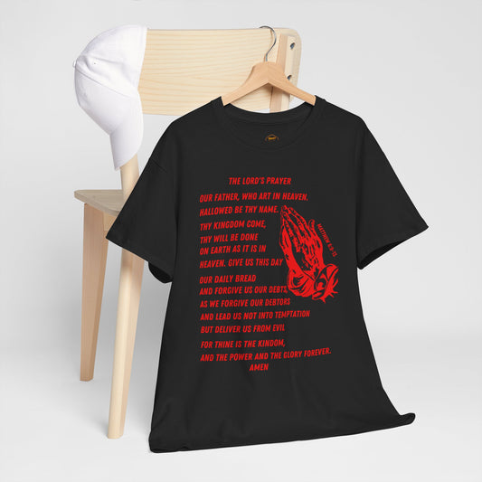 The Lord's Prayer T-Shirt - Red