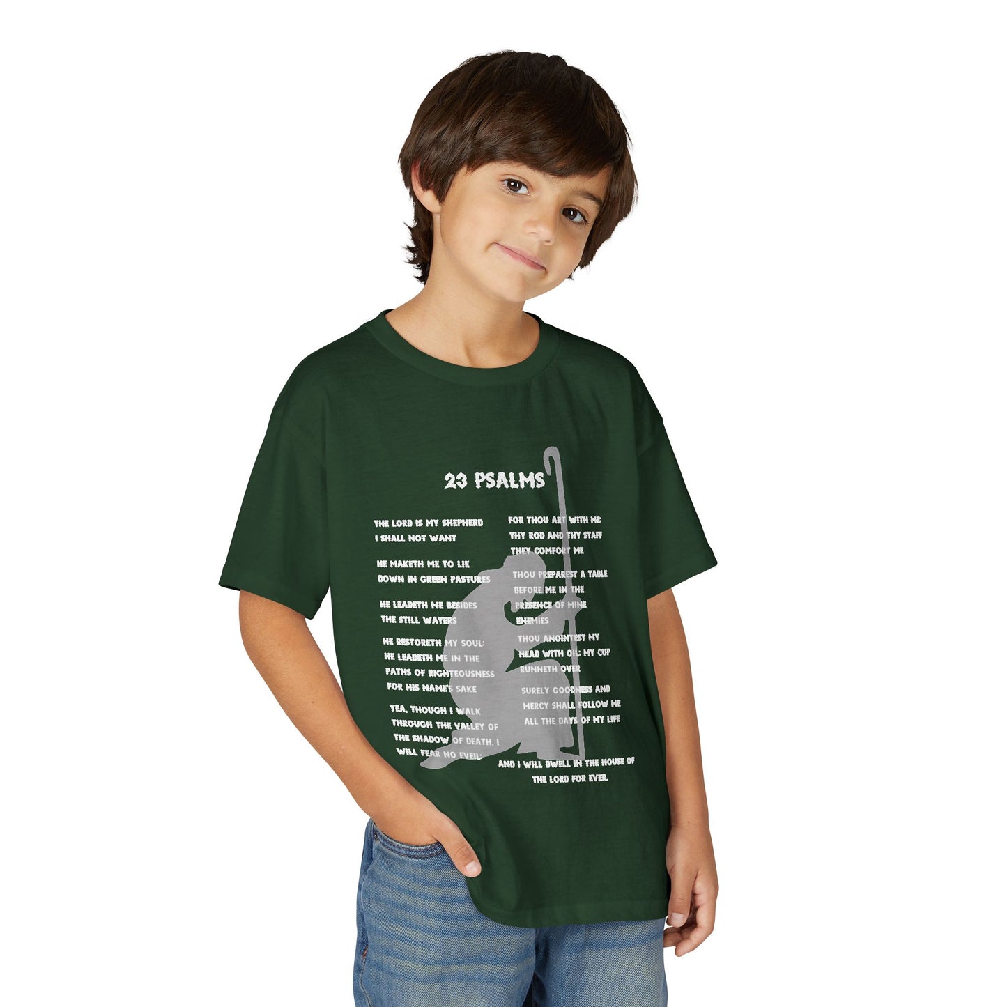 23 Psalms Youth T-shirt - White