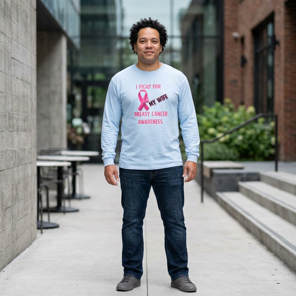 "I Fight For My Wife" Long Sleeve T-Shirt