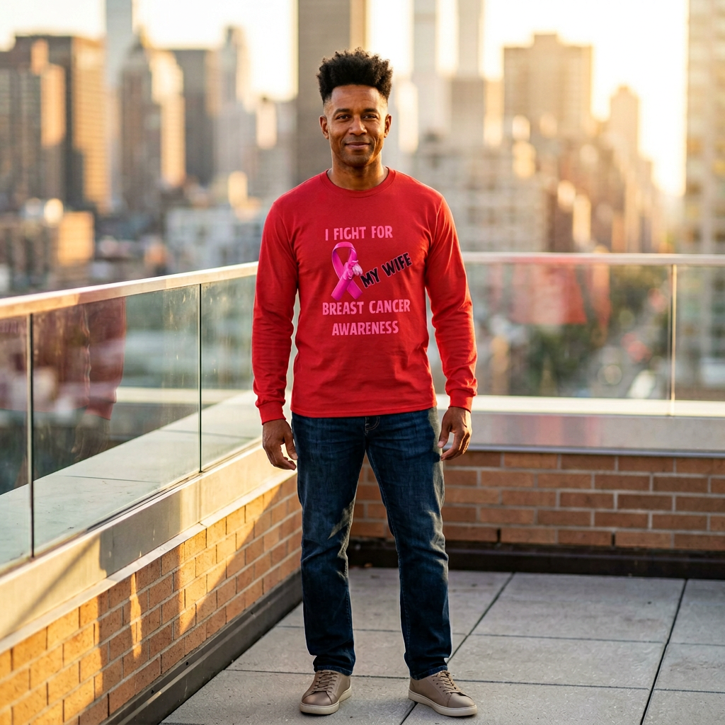 "I Fight For My Wife" Long Sleeve T-Shirt