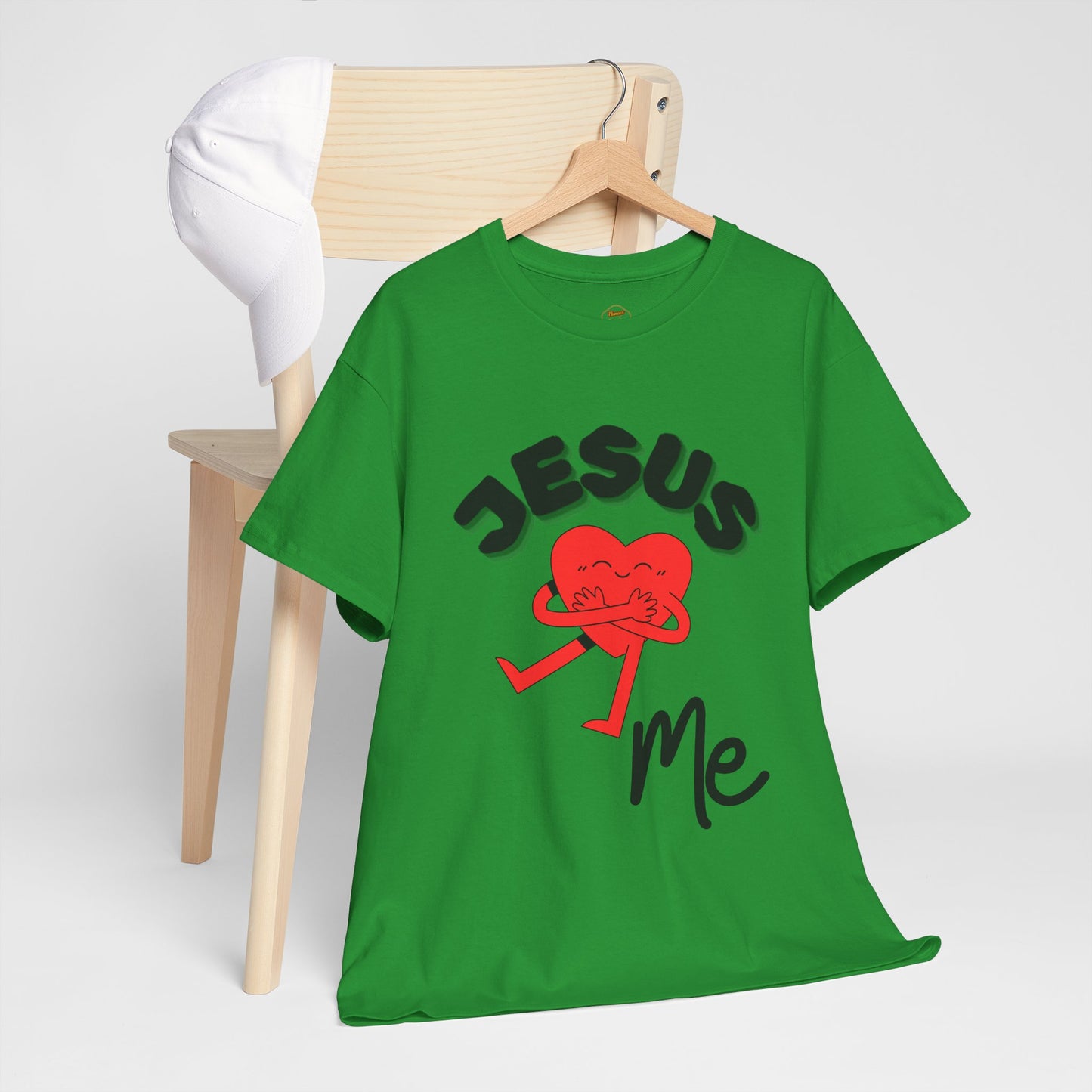 Jesus Loves Me Heart Tee – Cute Christian Faith Graphic T-Shirt
