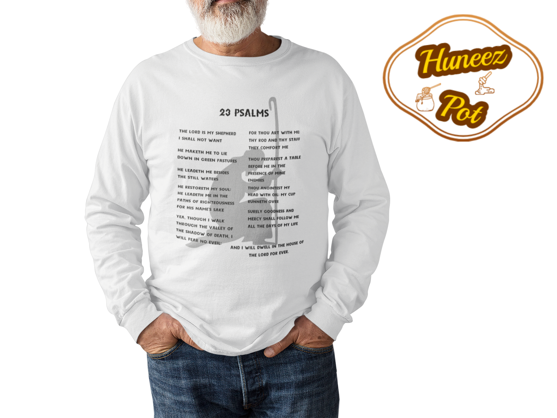 23 Psalms Long Sleeve Shirt - Black