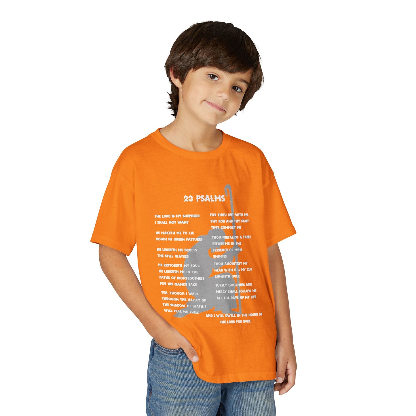 23 Psalms Youth T-shirt - White
