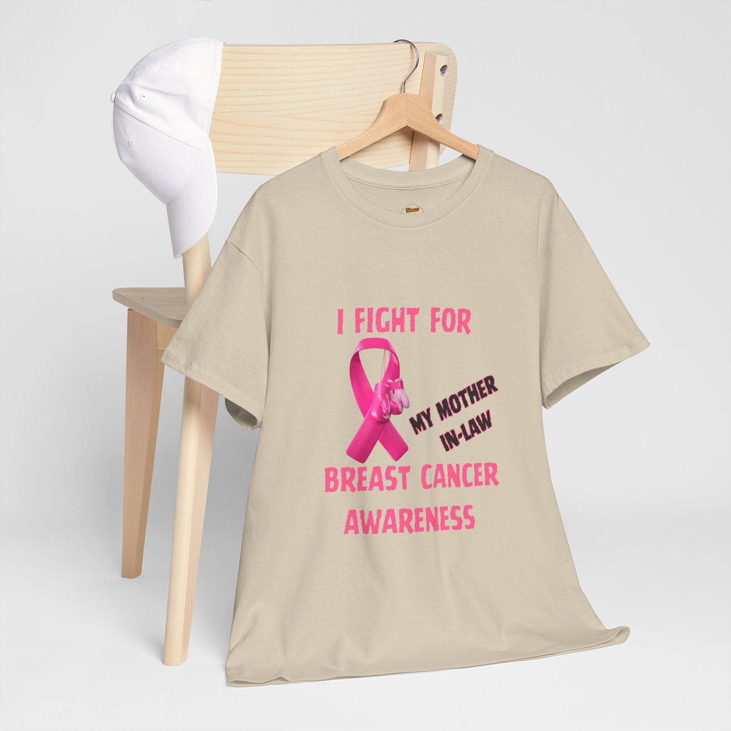 I Fight for My Mother-in-Law Pink Ribbon Tee