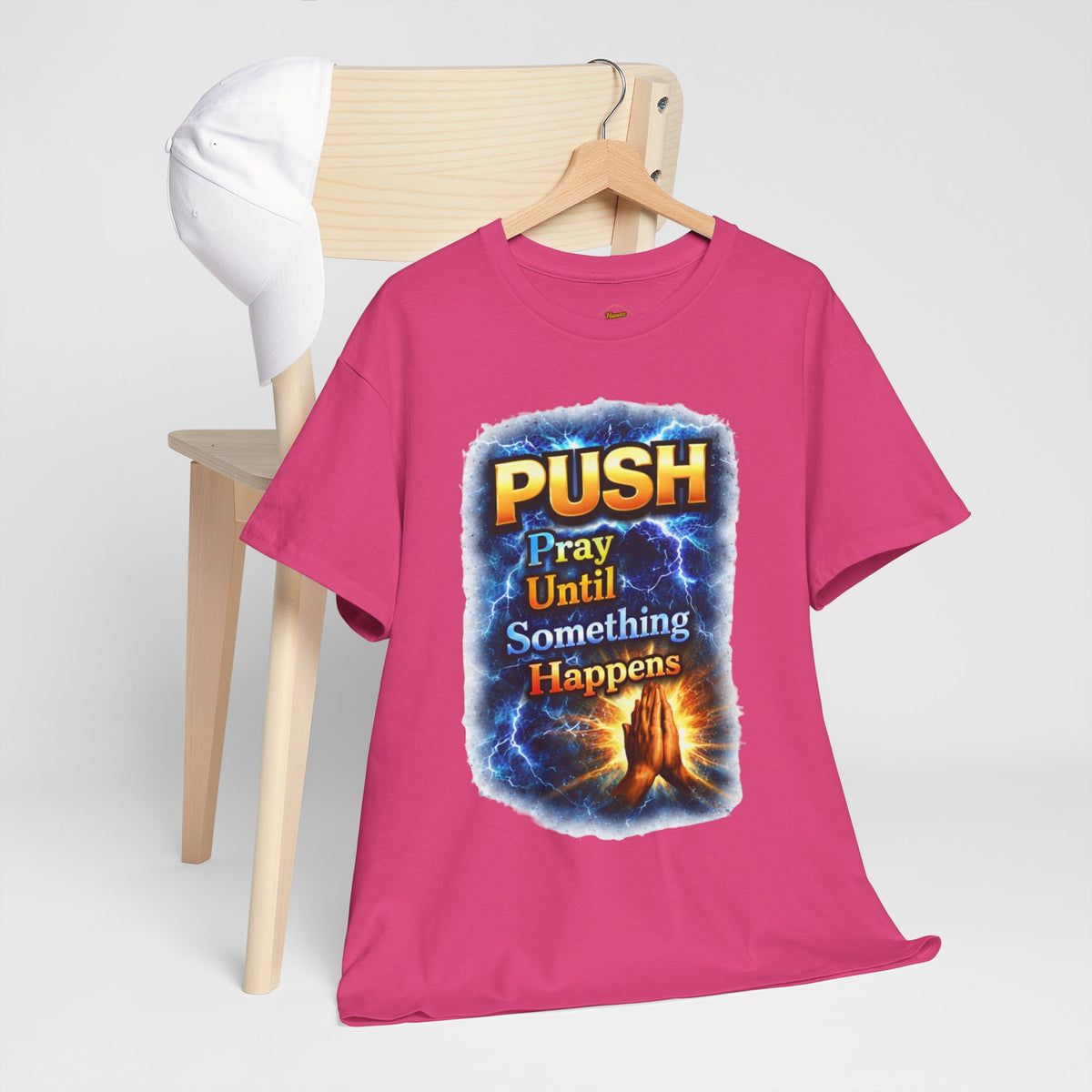 "PUSH Pray Until Something Happens" Tee - Hands 2