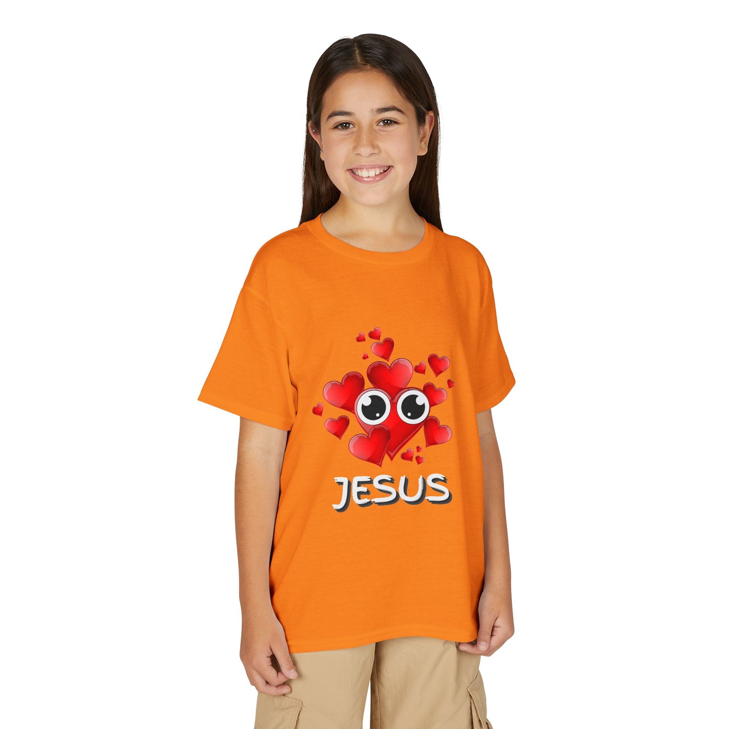 Eye Love Jesus Youth T-shirt - White