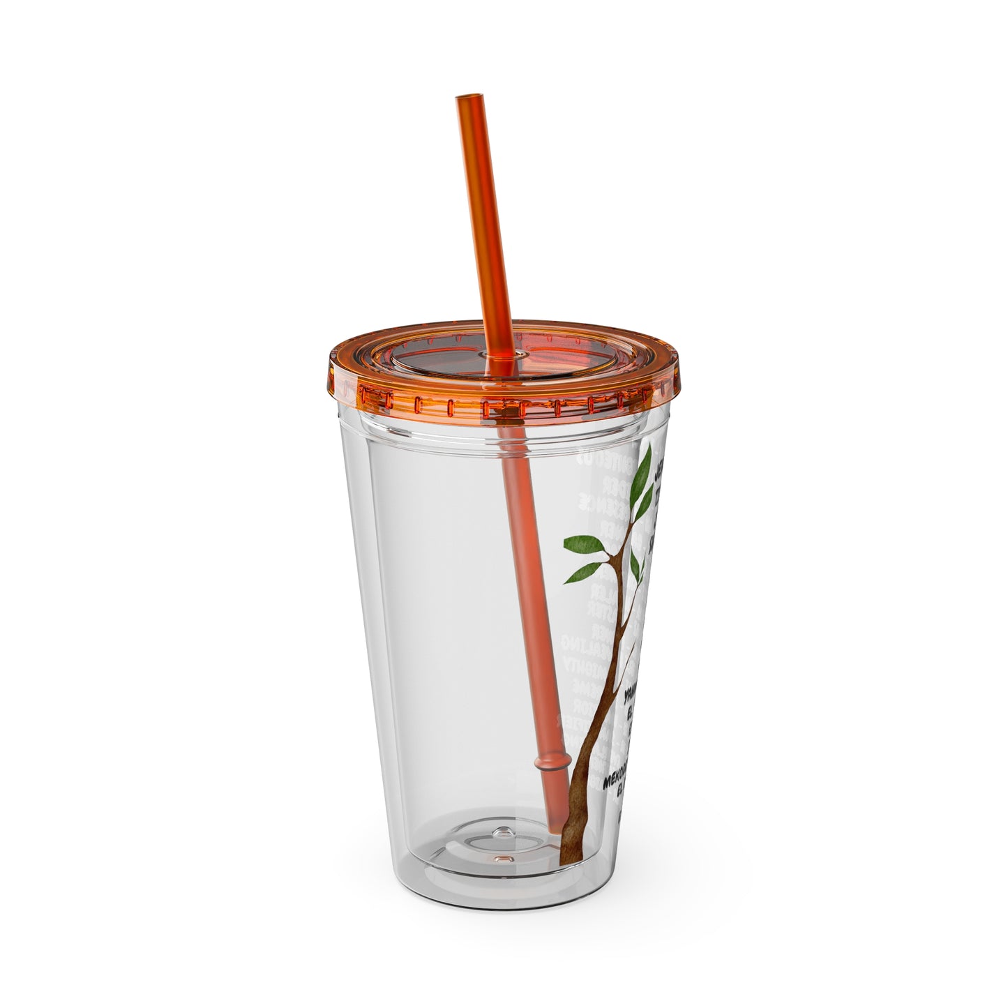 Characteristic Names of God 16oz Tumbler with Straw