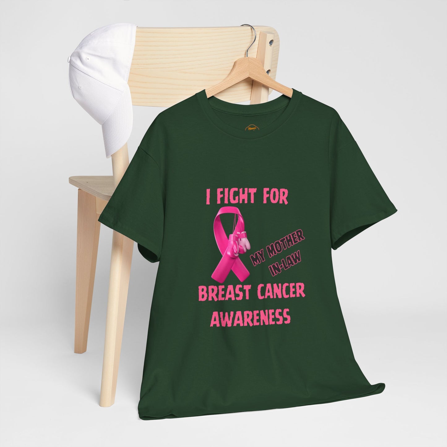 I Fight for My Mother-in-Law Pink Ribbon Tee