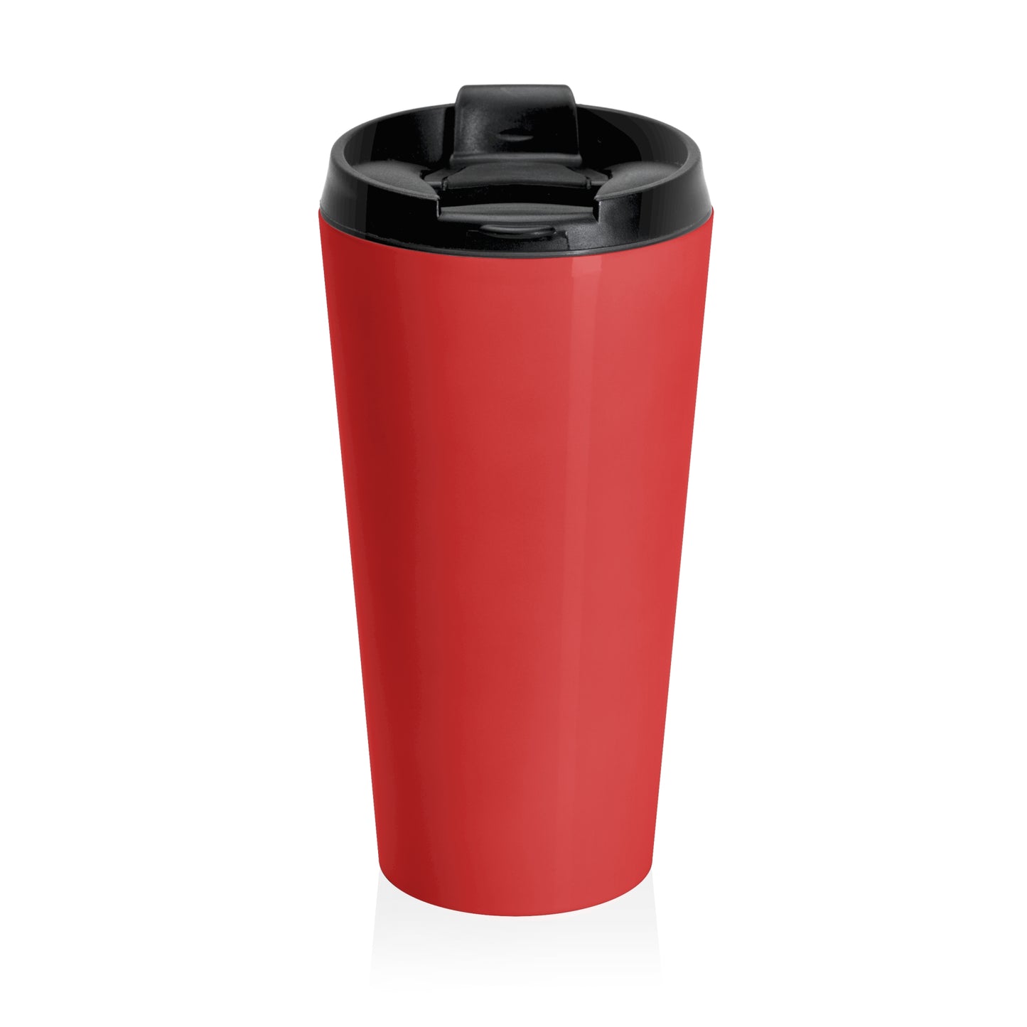 Christian JESUS IS Red Stainless Steel Travel Mug - Blk