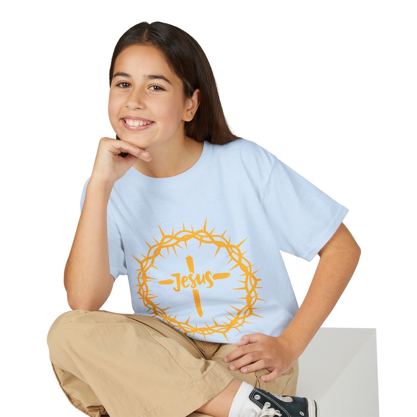 Jesus Crown of Thorns Youth T-shirt