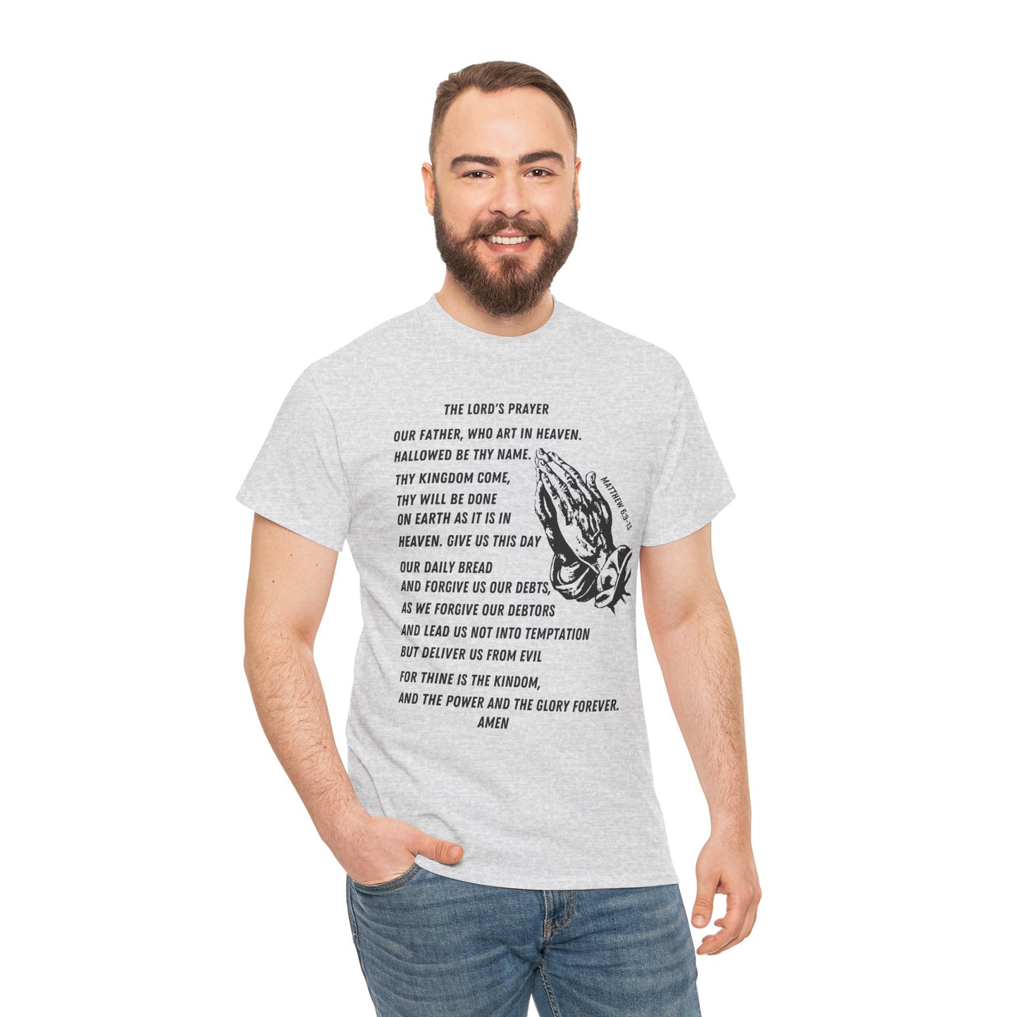 The Lord's Prayer T‑Shirt - Black