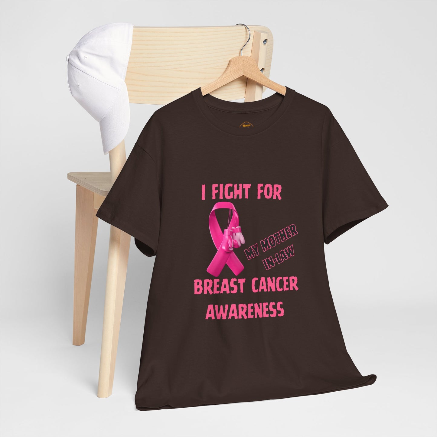 I Fight for My Mother-in-Law Pink Ribbon Tee