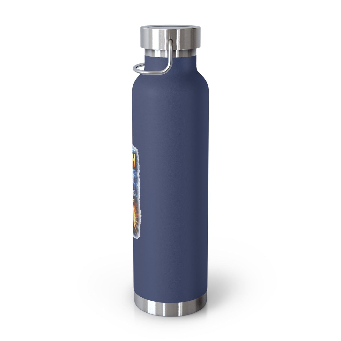 “Push: Pray Until Something Happens” 22oz Insulated Water Bottle - Hands