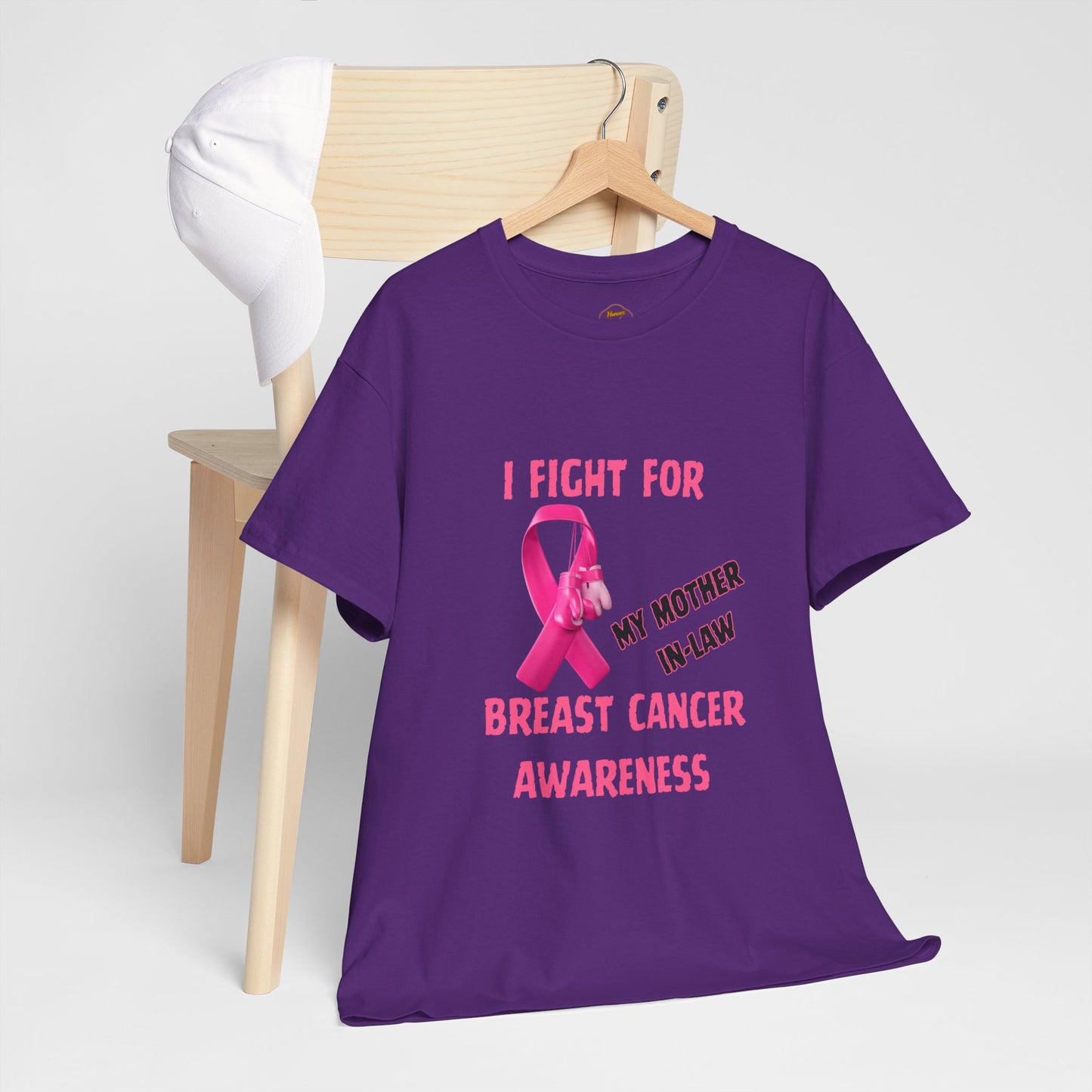 I Fight for My Mother-in-Law Pink Ribbon Tee