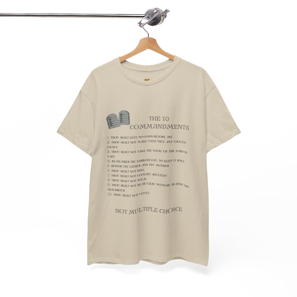 10 Commandments T-Shirt - Black
