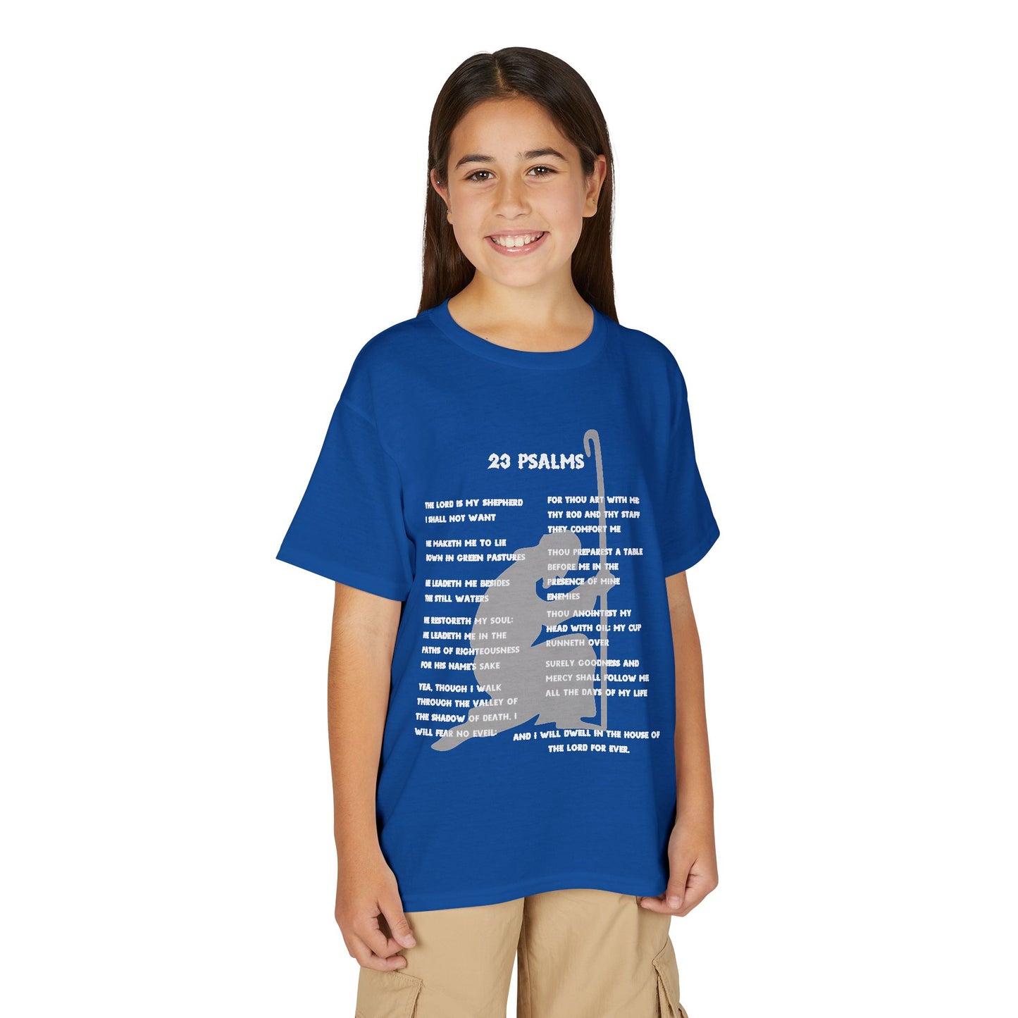 23 Psalms Youth T-shirt - White