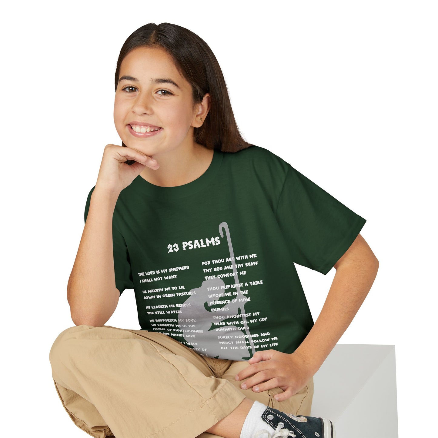 23 Psalms Youth T-shirt - White