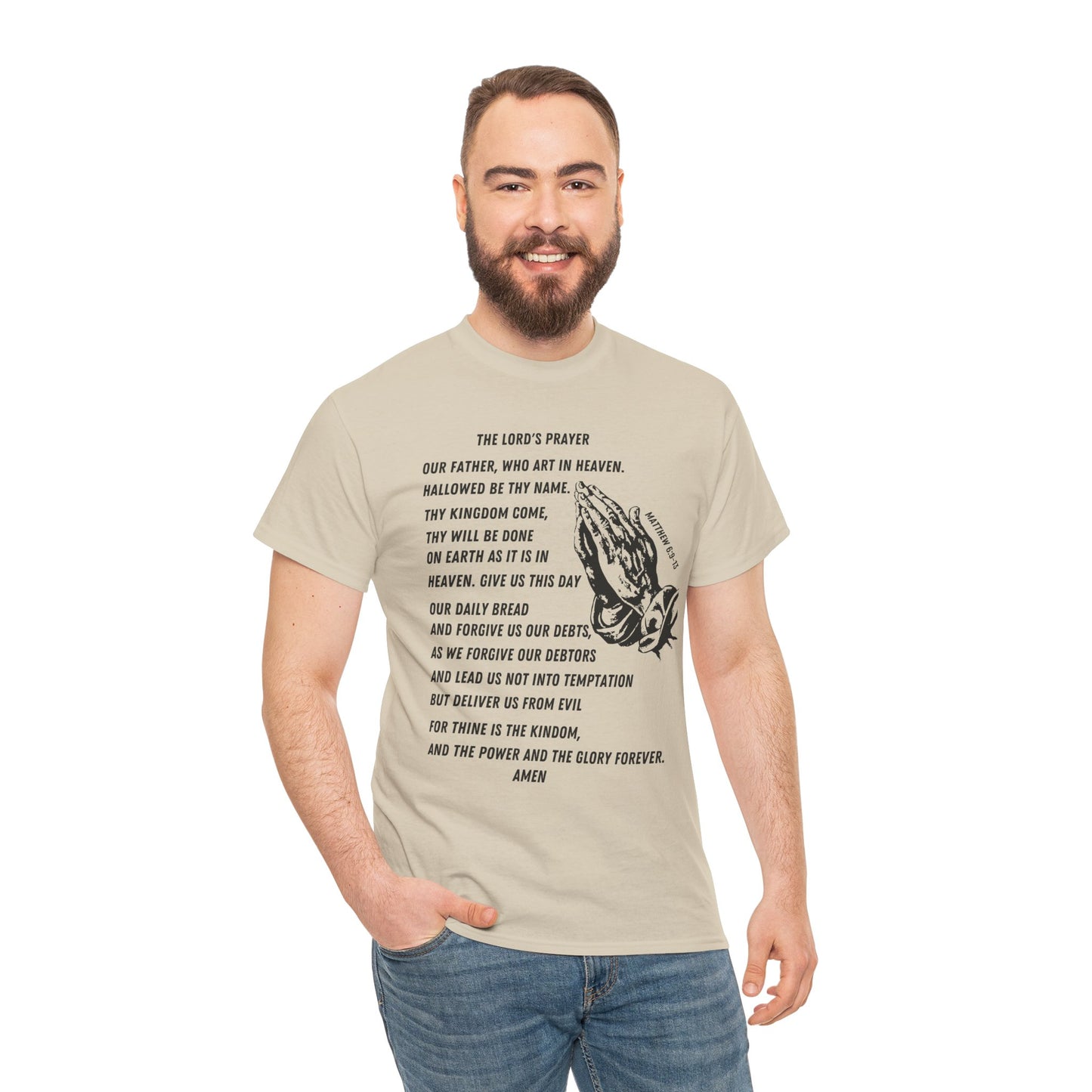 The Lord's Prayer T‑Shirt - Black