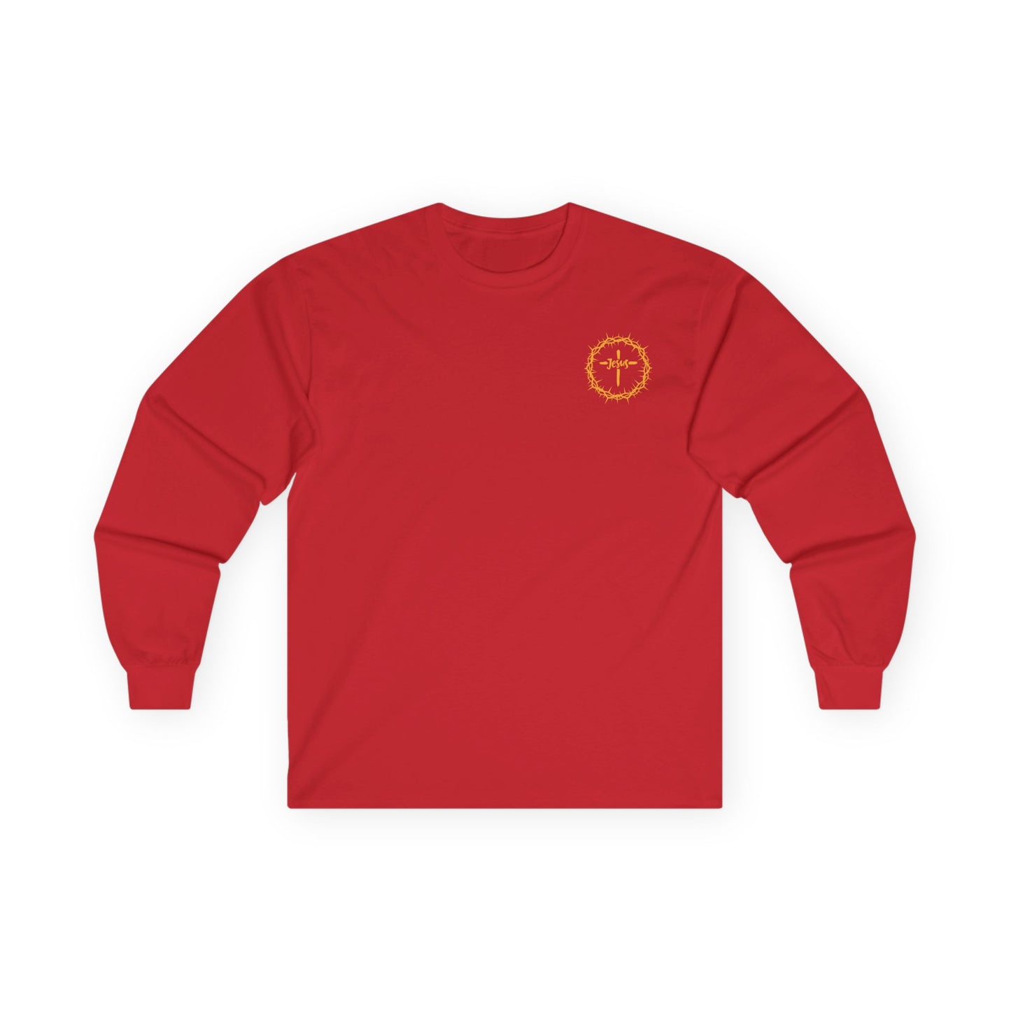 Jesus Crown of Thorns Long Sleeve Tee