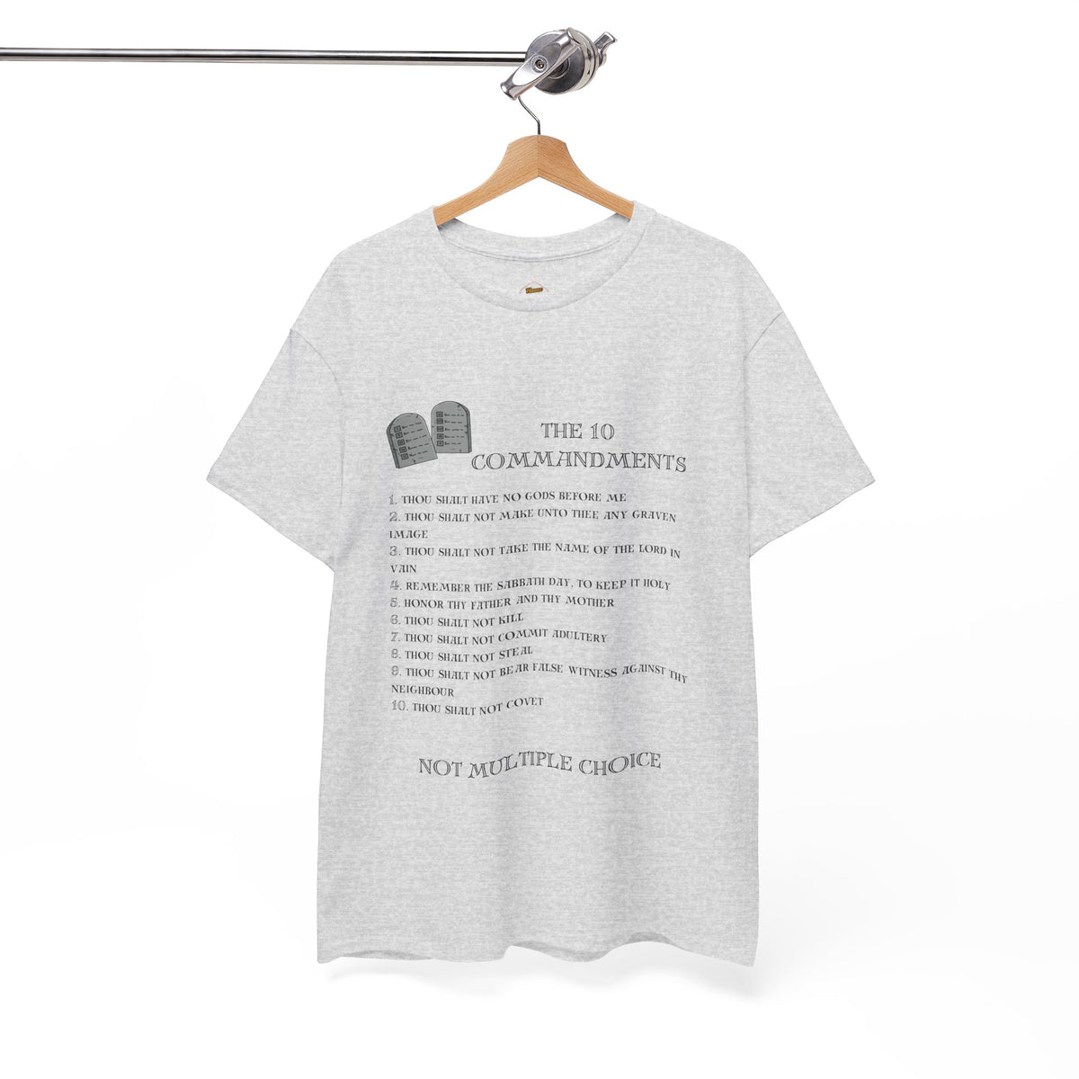 10 Commandments T-Shirt - Black