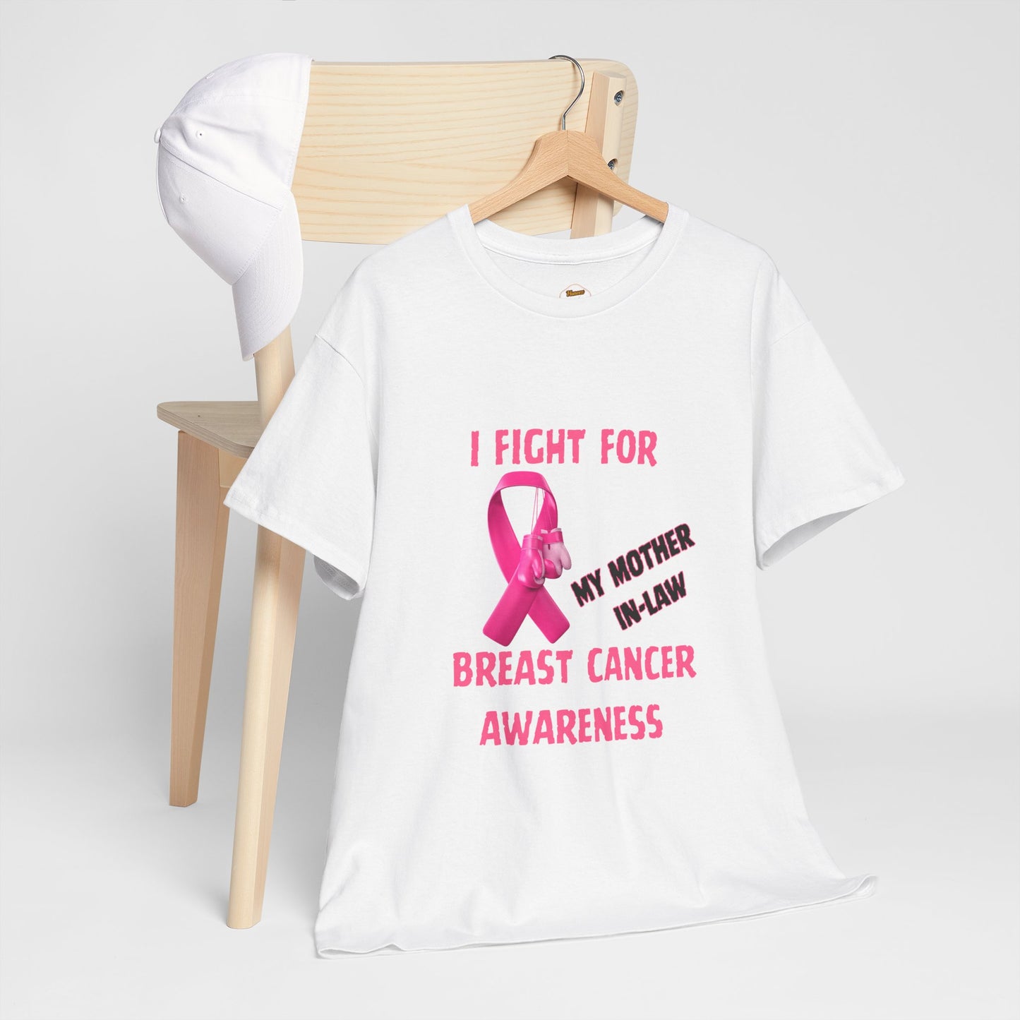 I Fight for My Mother-in-Law Pink Ribbon Tee