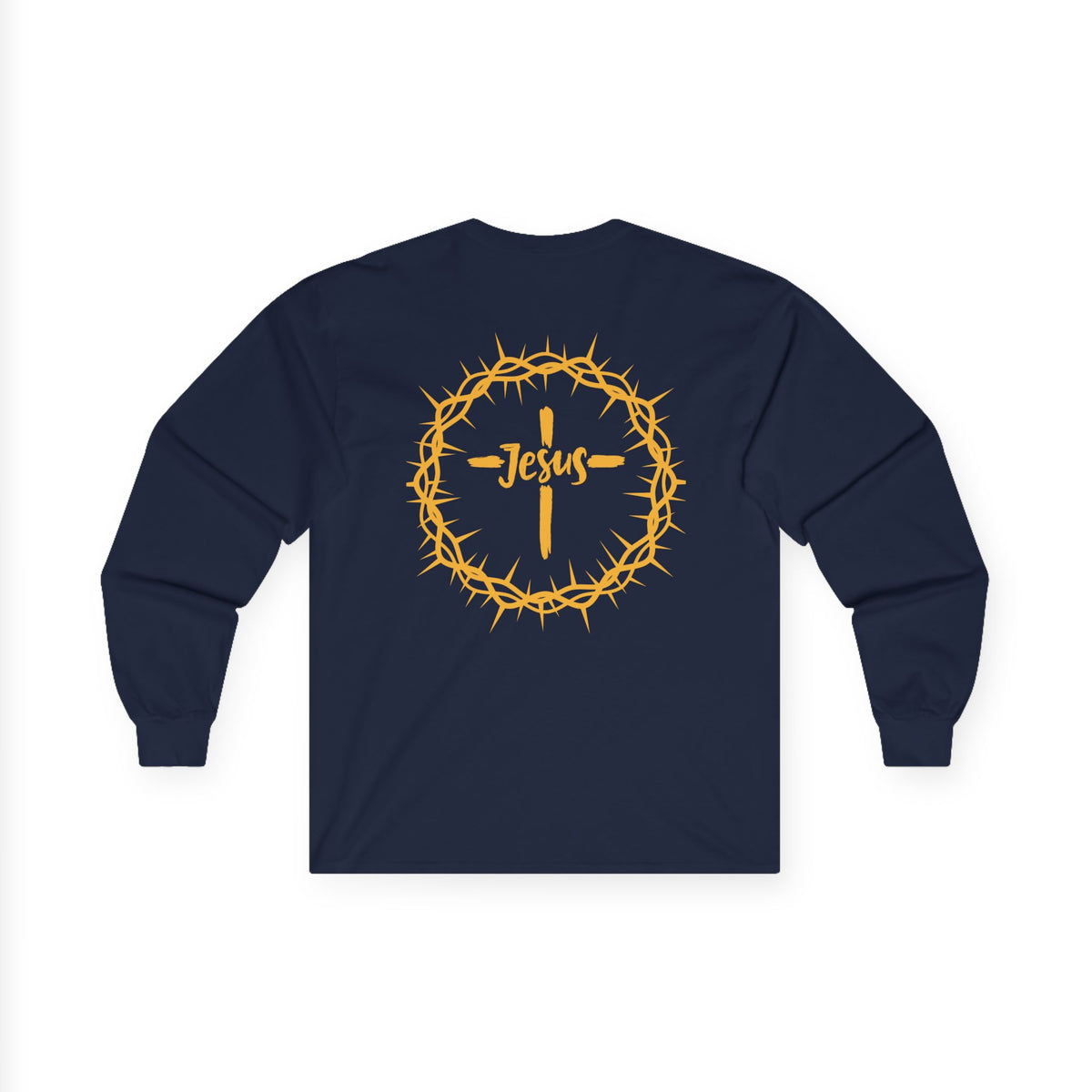 Jesus Crown of Thorns Long Sleeve Tee