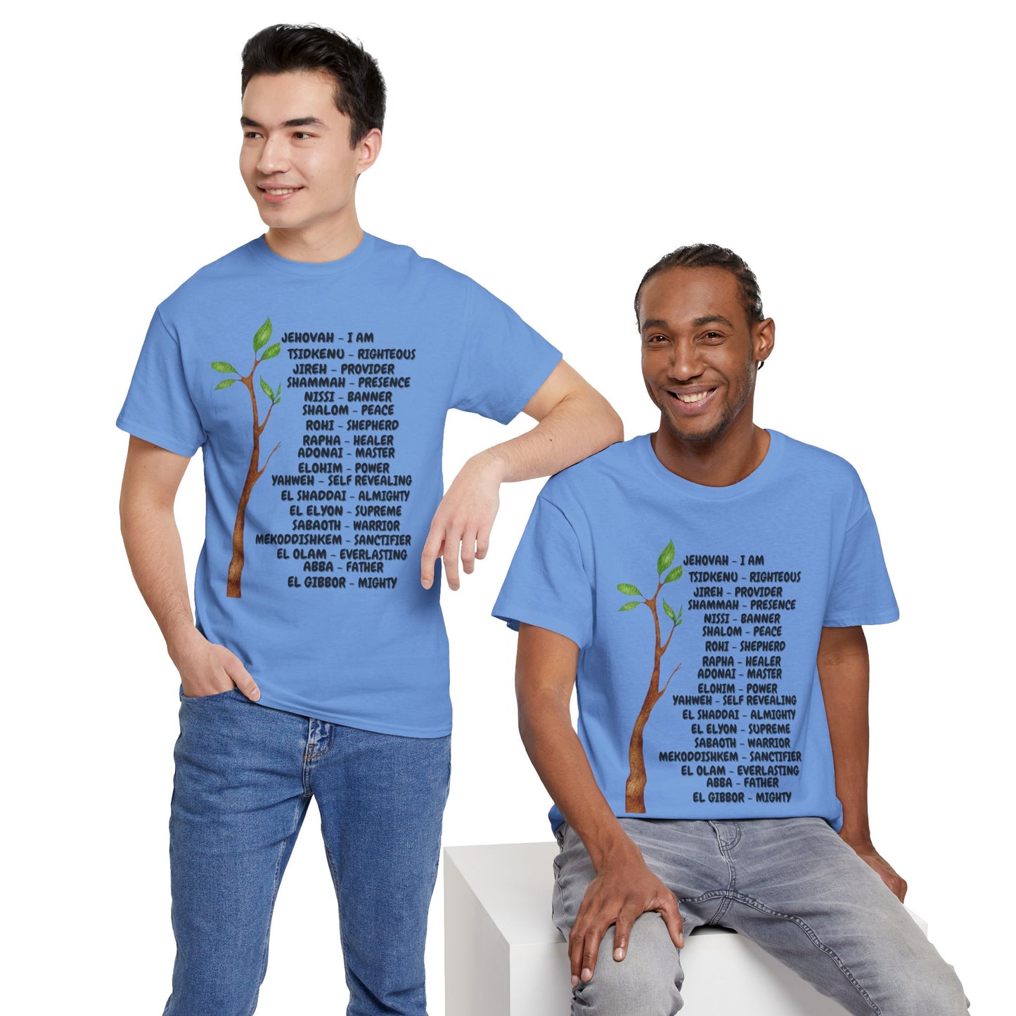 Characteristic Names of God T-Shirt - Black