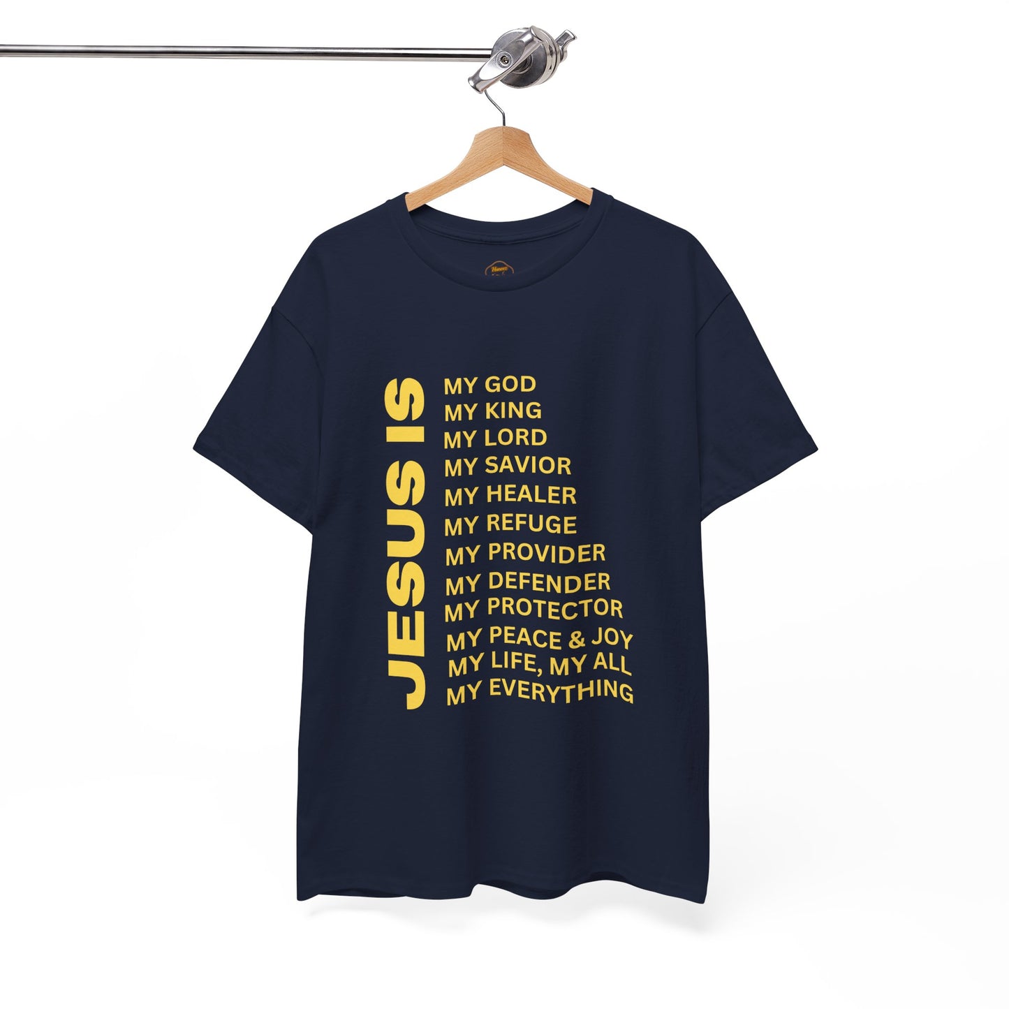Christian JESUS IS T-Shirt – Gold