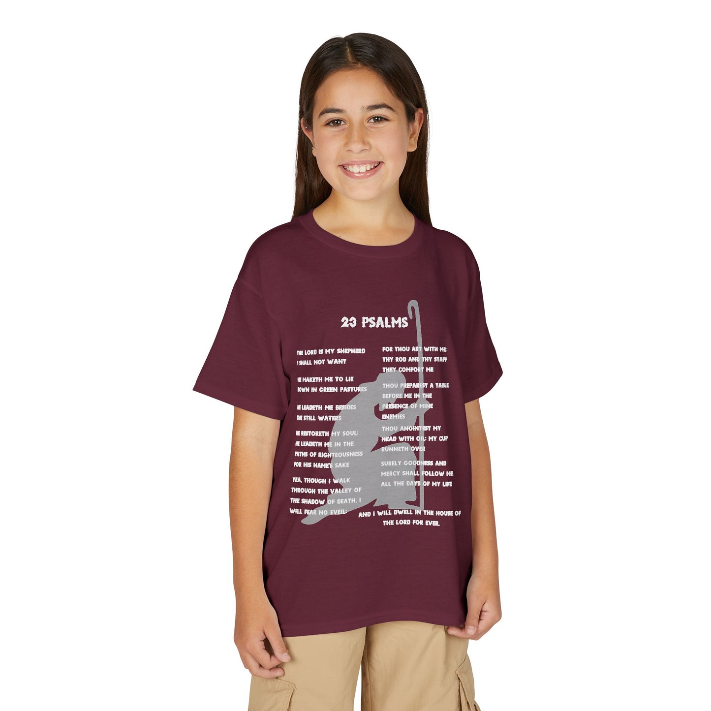 23 Psalms Youth T-shirt - White