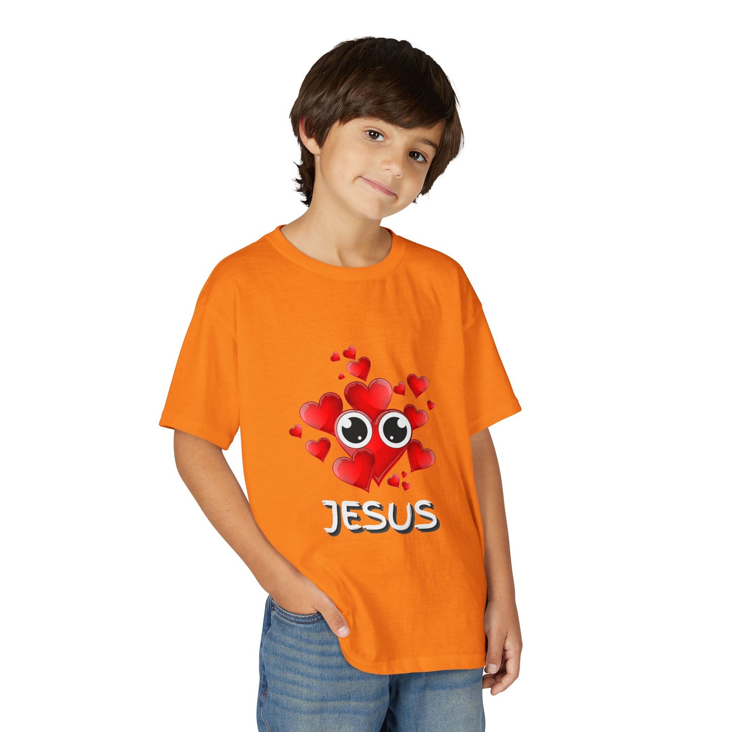 Eye Love Jesus Youth T-shirt - White