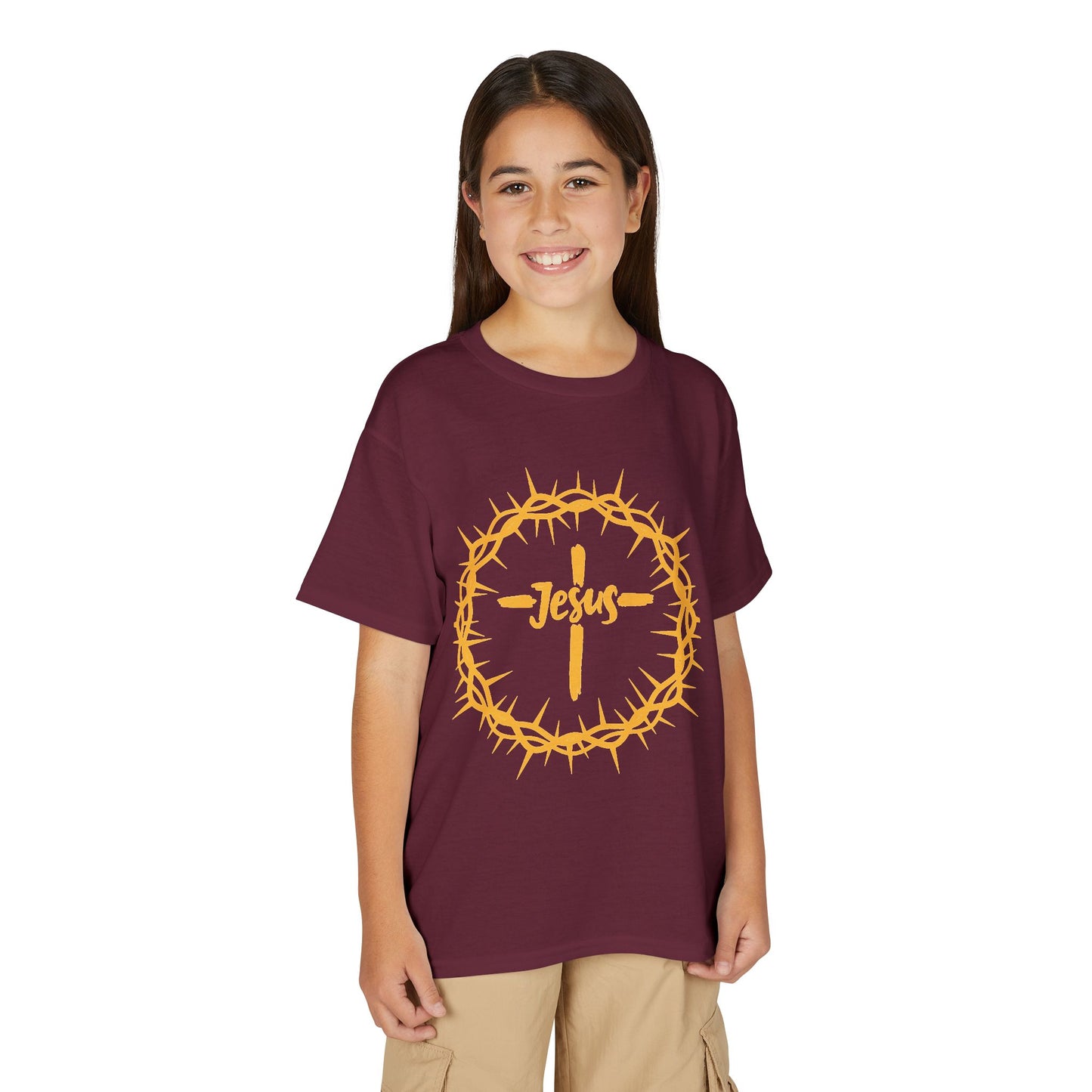 Jesus Crown of Thorns Youth T-shirt