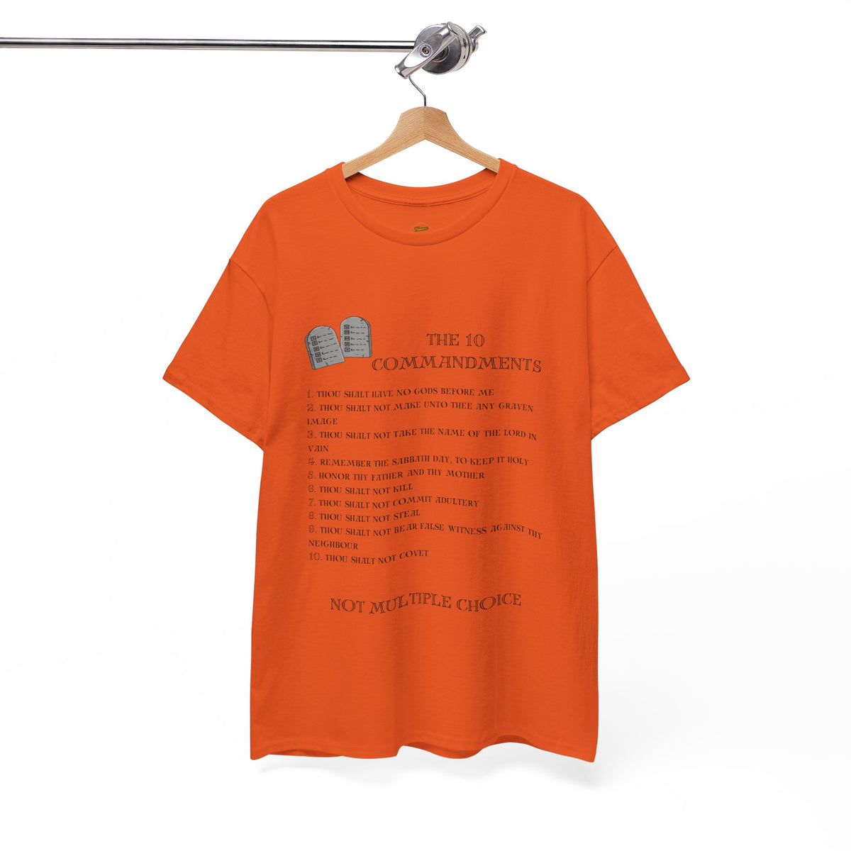 10 Commandments T-Shirt - Black