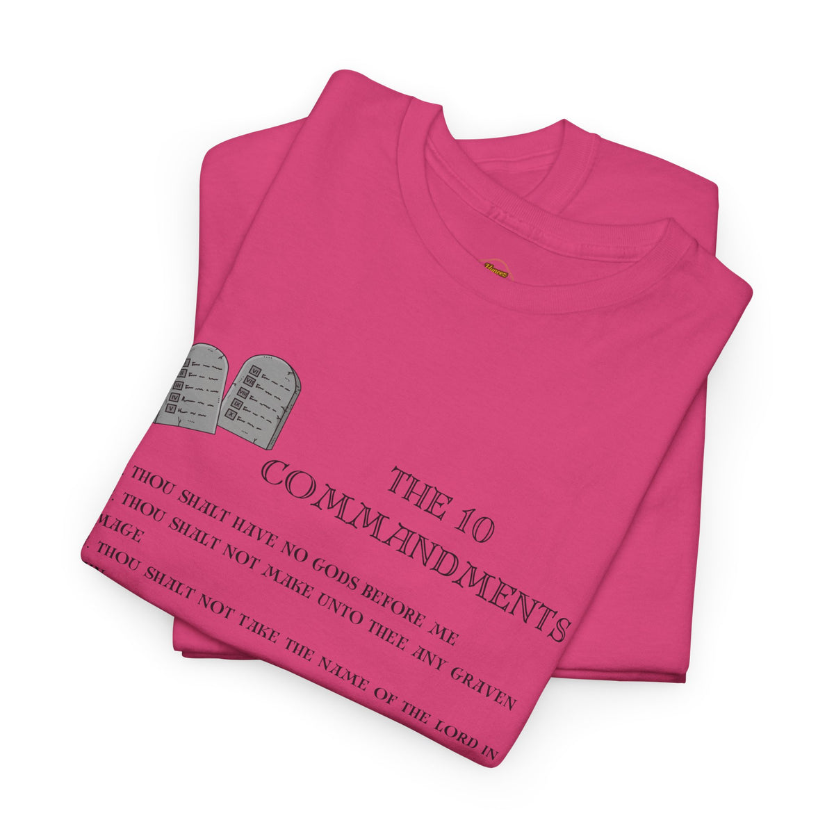 10 Commandments T-Shirt - Black