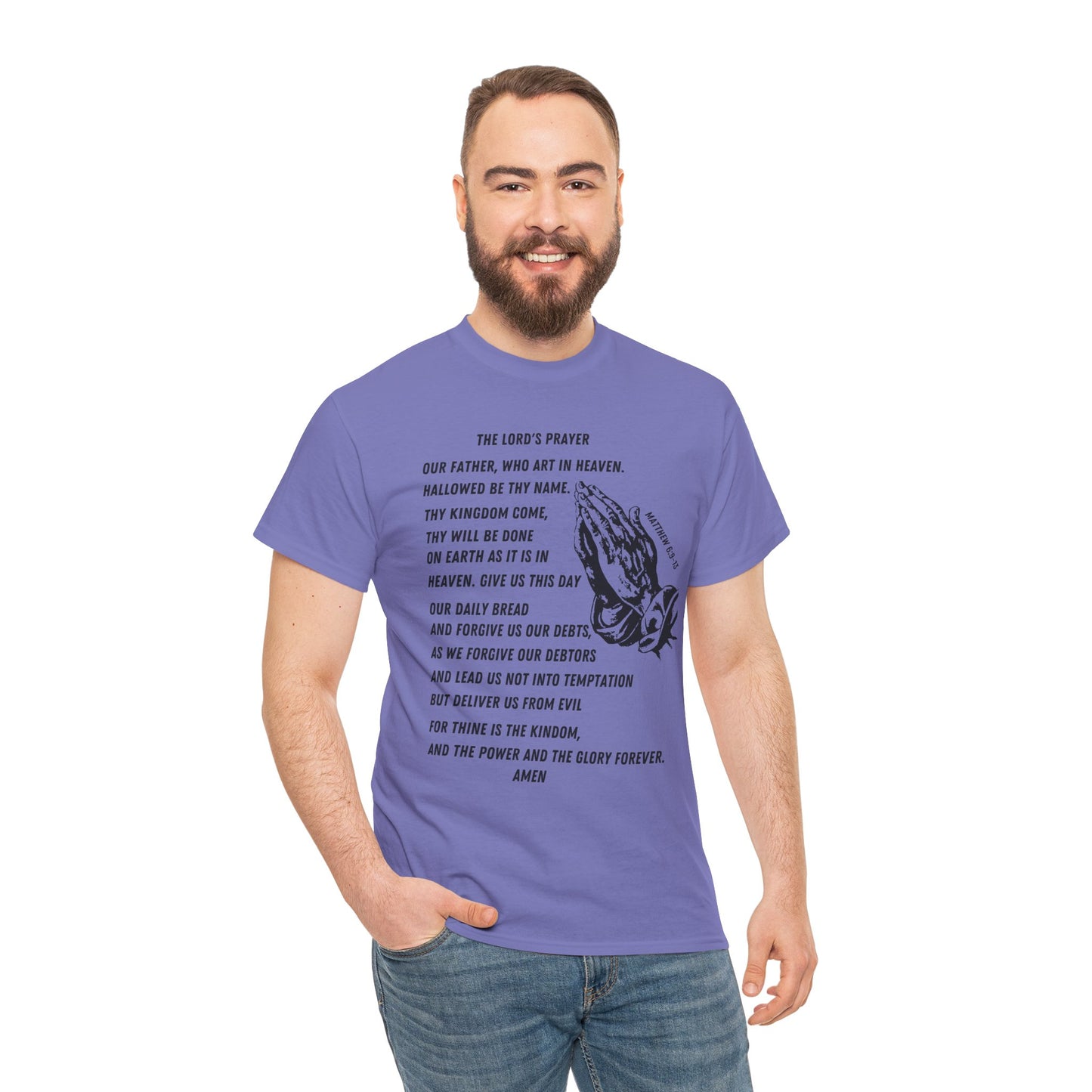 The Lord's Prayer T‑Shirt - Black