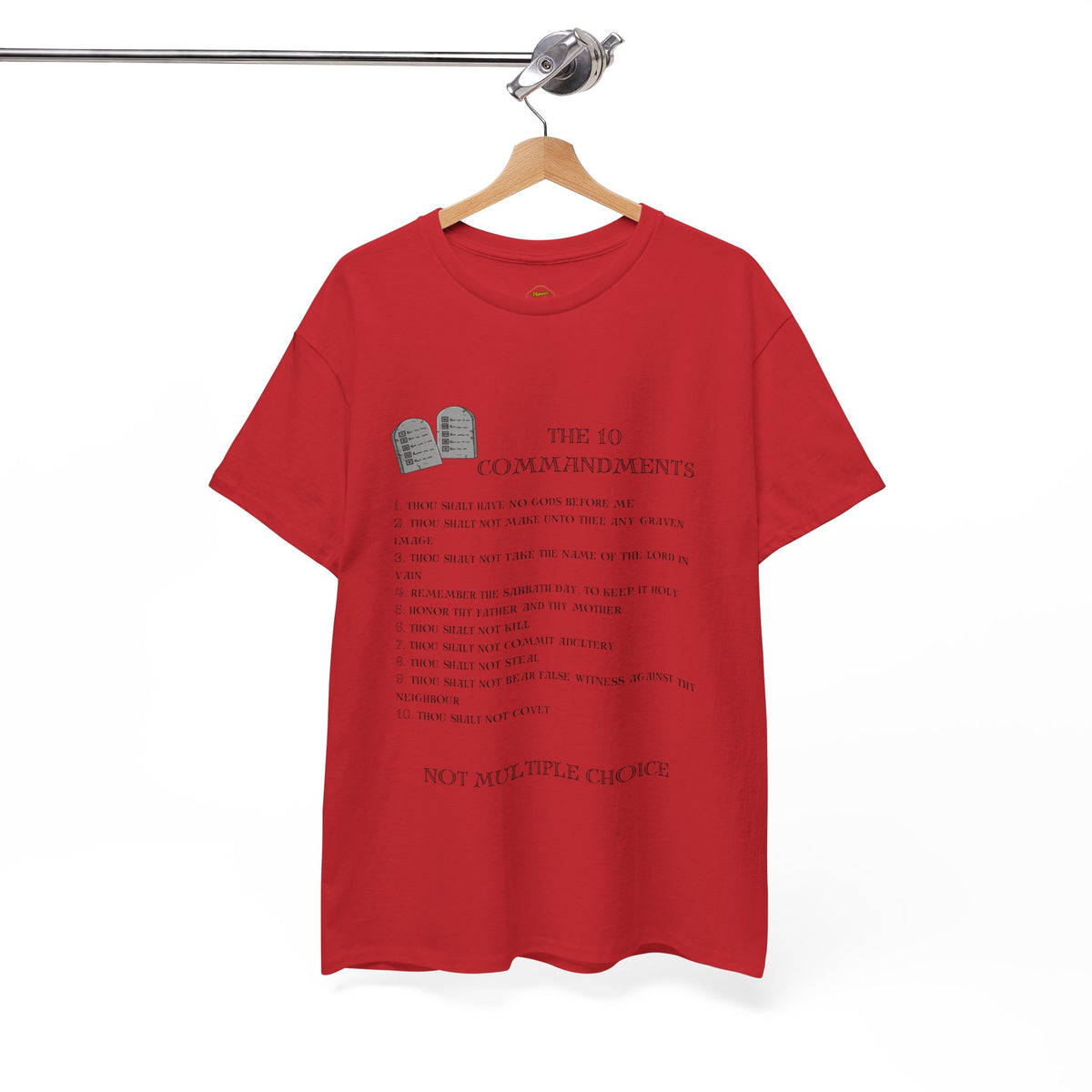 10 Commandments T-Shirt - Black