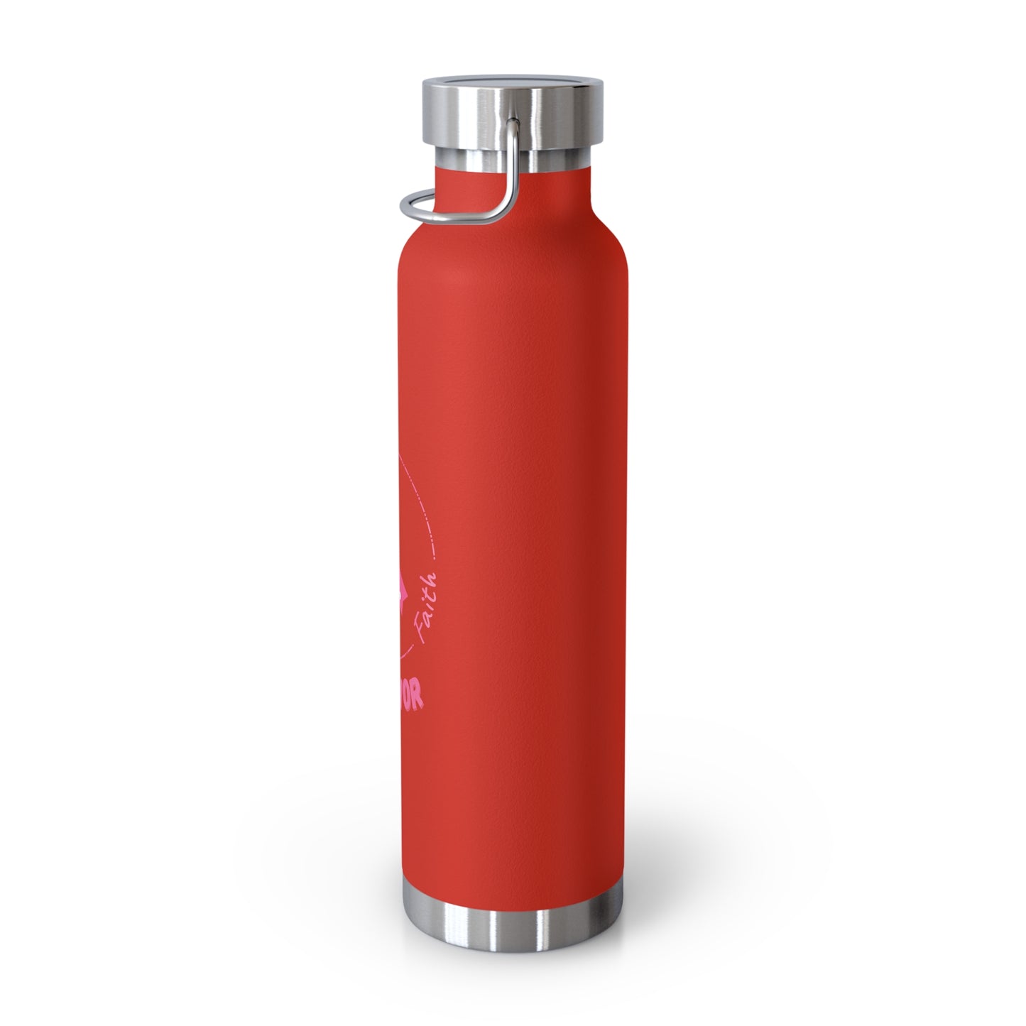 Survivor Breast Cancer Awareness 22oz Insulated Water Bottle