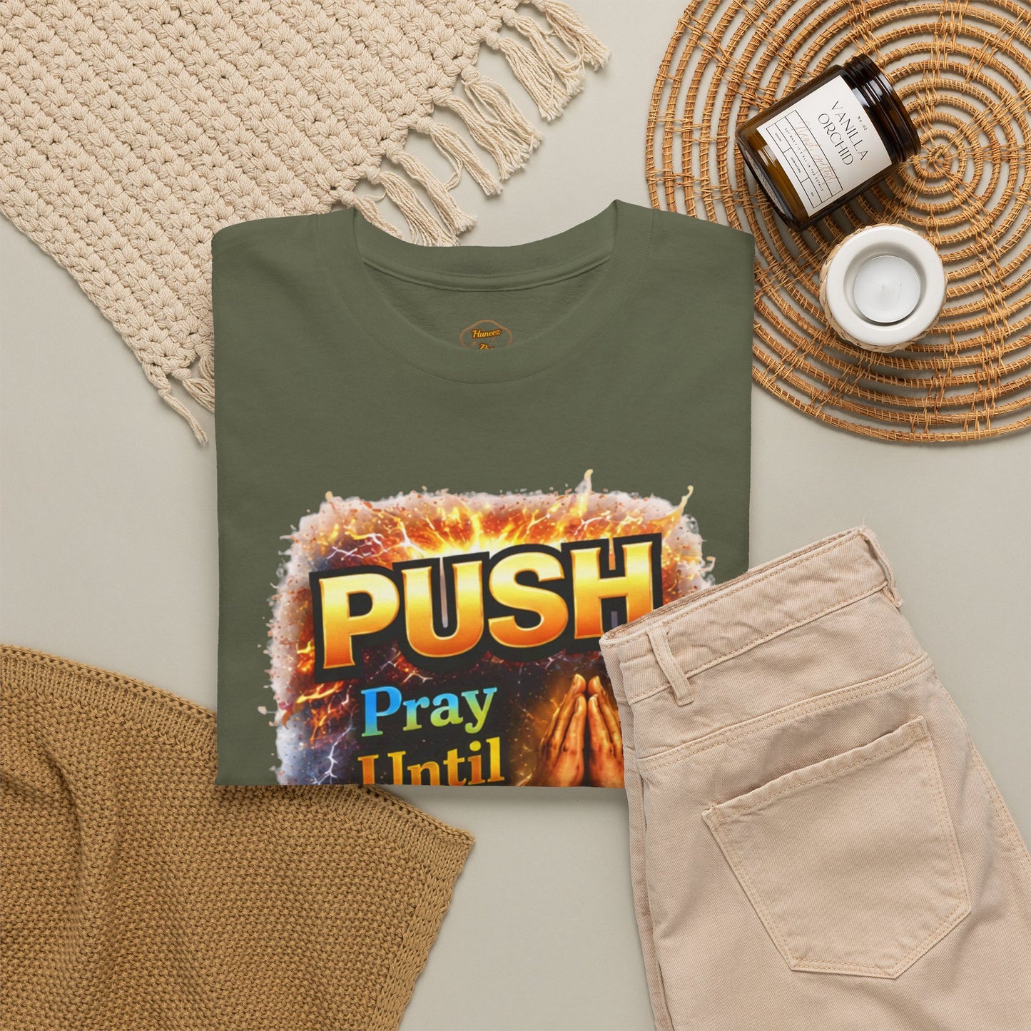 Push: Pray Until Something Happens T-Shirt — Bible 2