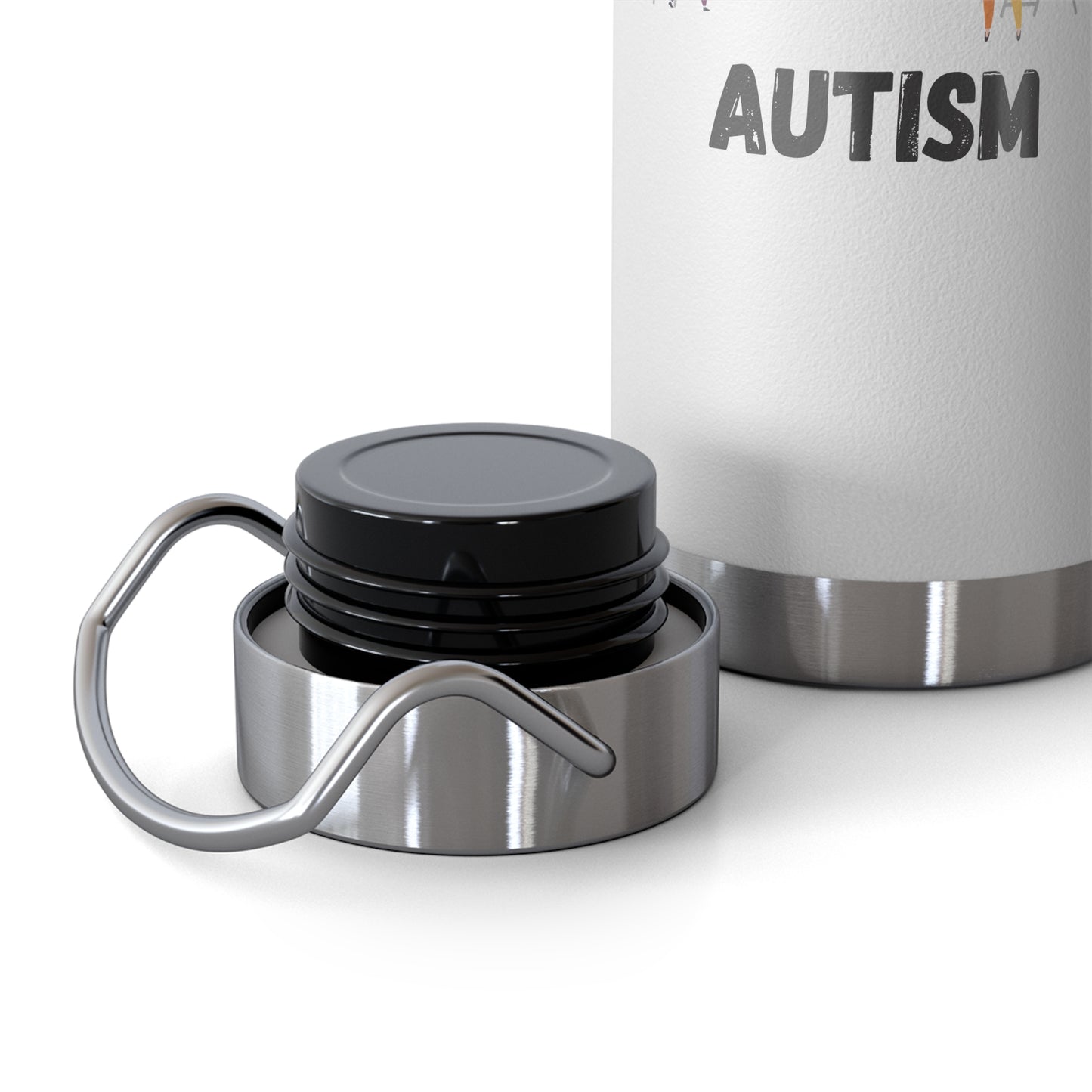 Support Autism Puzzle Piece Awareness - 22oz Insulated Water Bottle