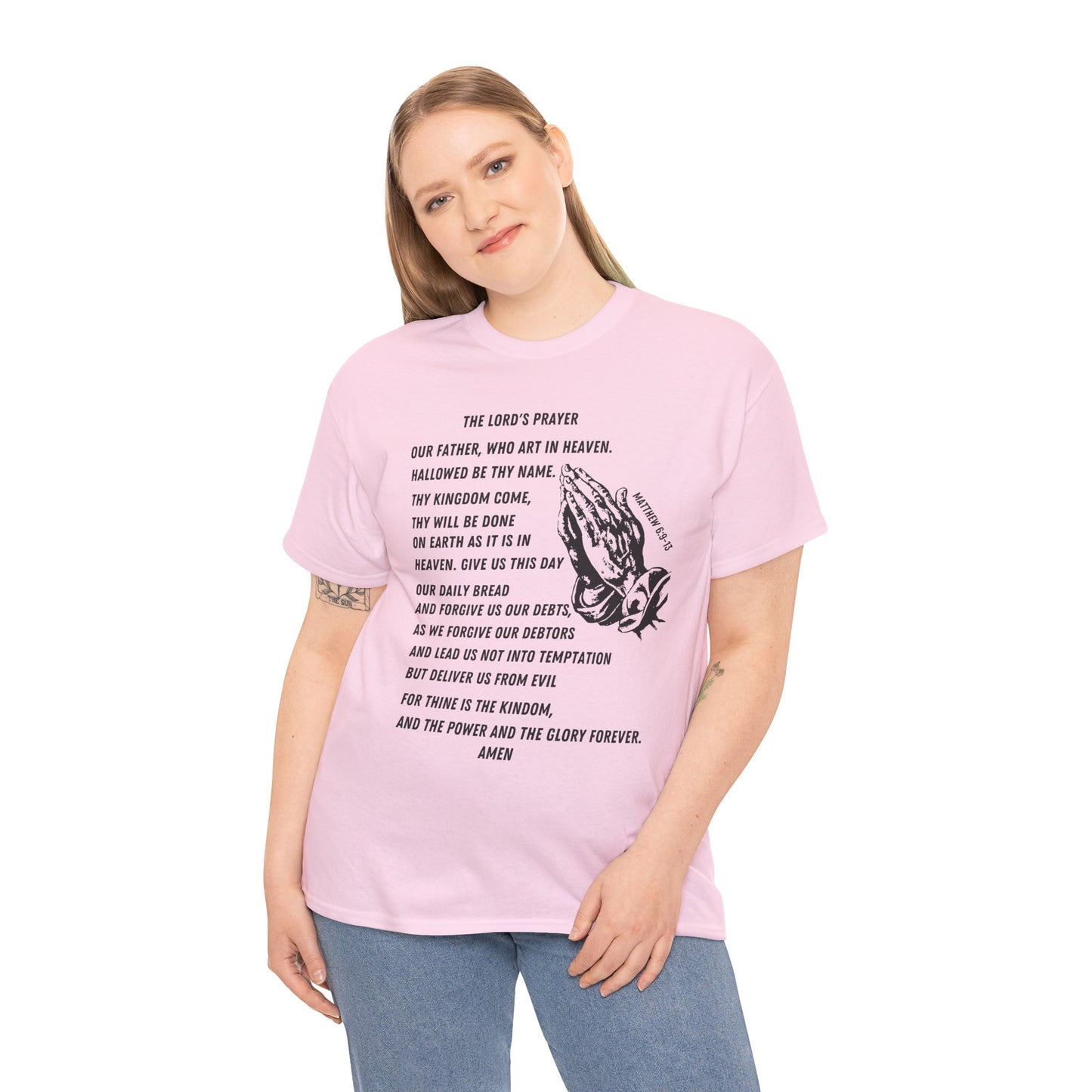 The Lord's Prayer T‑Shirt - Black