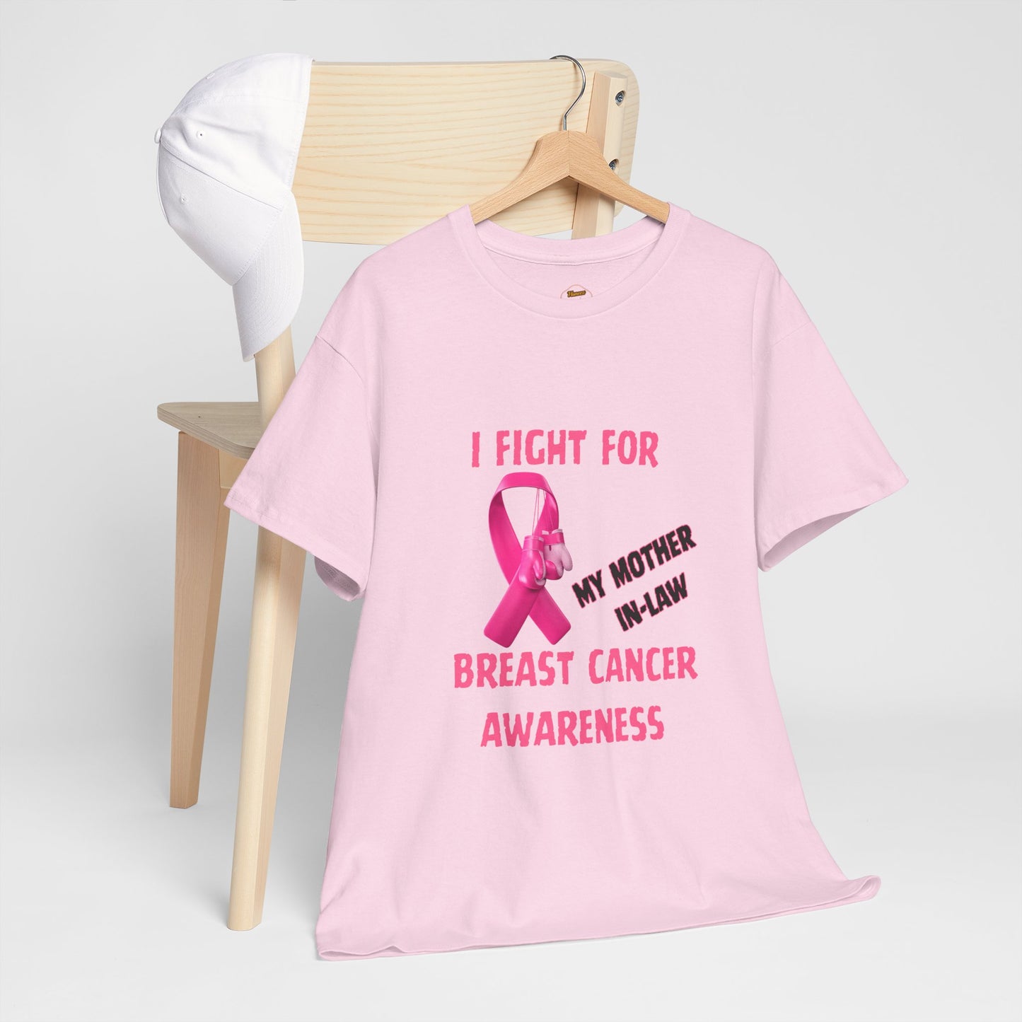 I Fight for My Mother-in-Law Pink Ribbon Tee